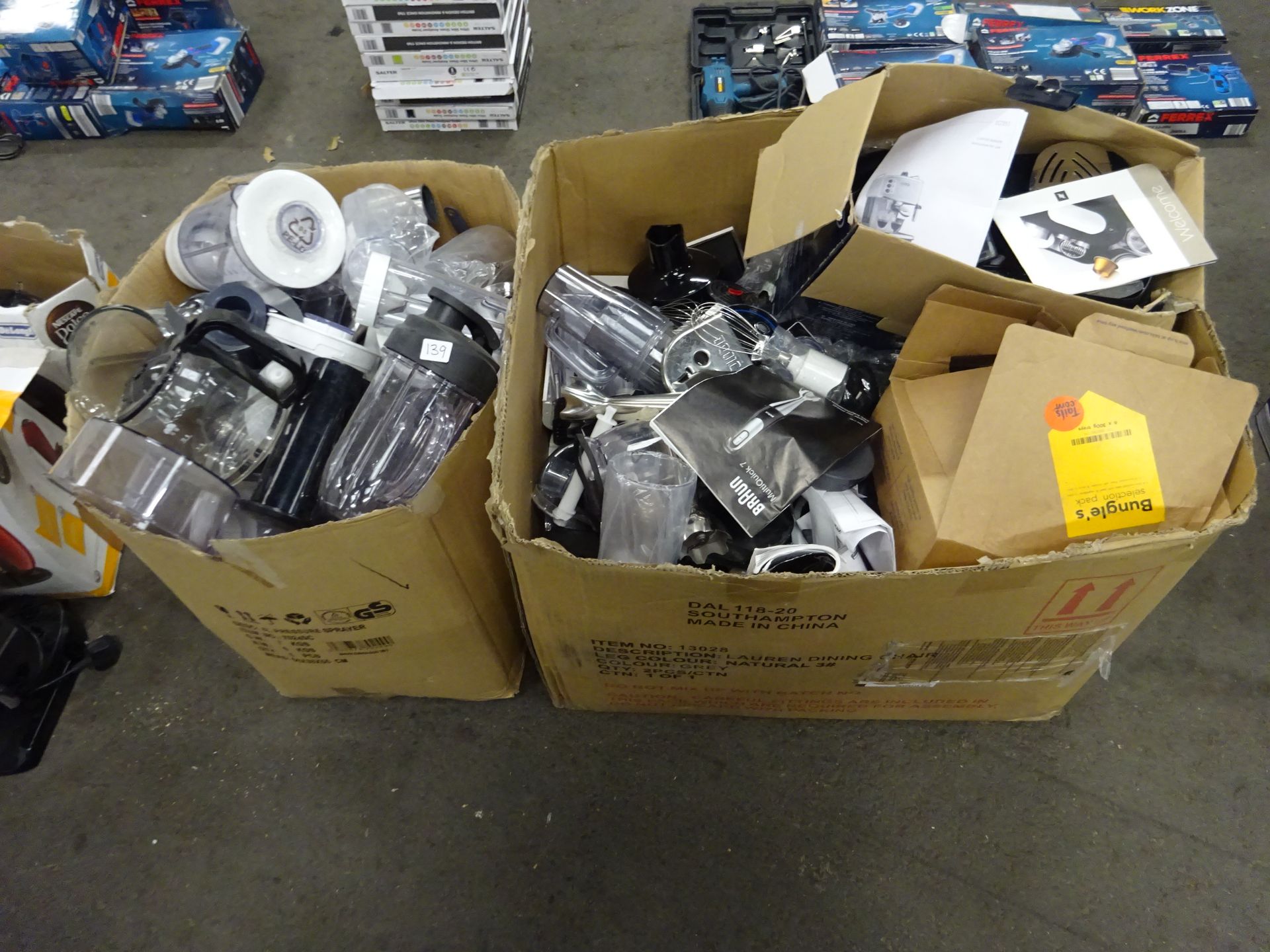 X2 BOXES OF BLENDER & MIXER PARTS