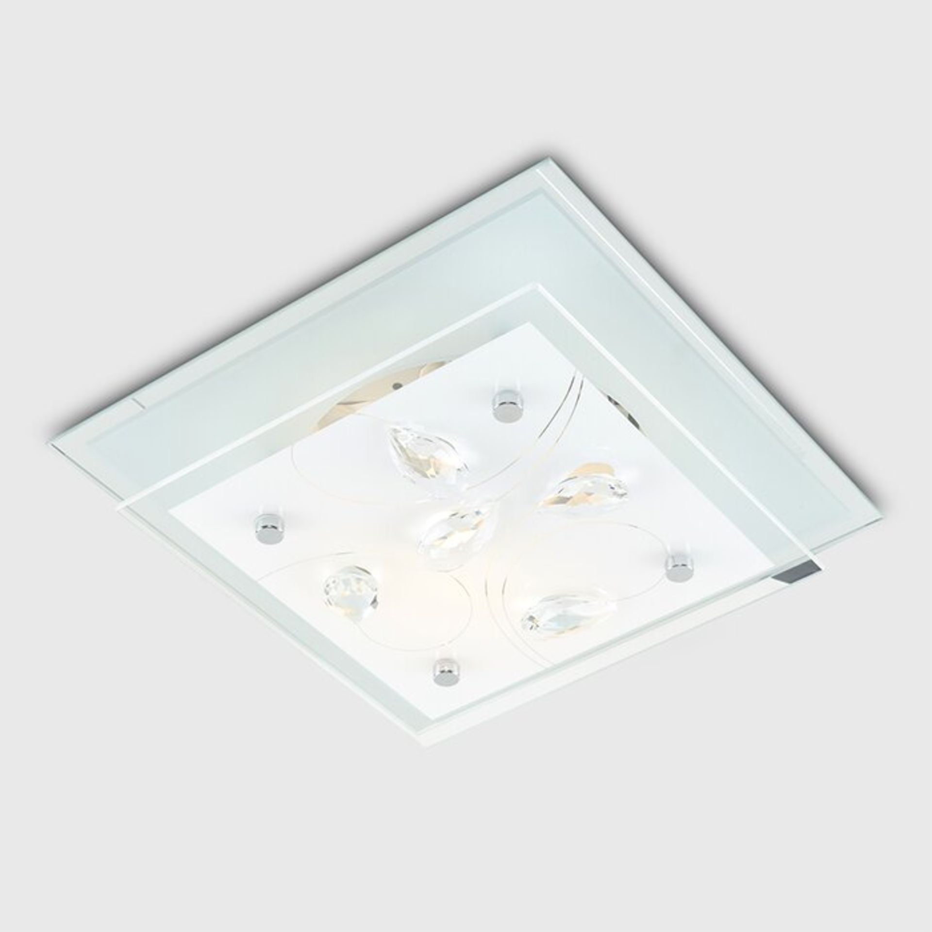 Vo 1-Light Semi Flush Mount - RRP £39.99 - Image 2 of 3