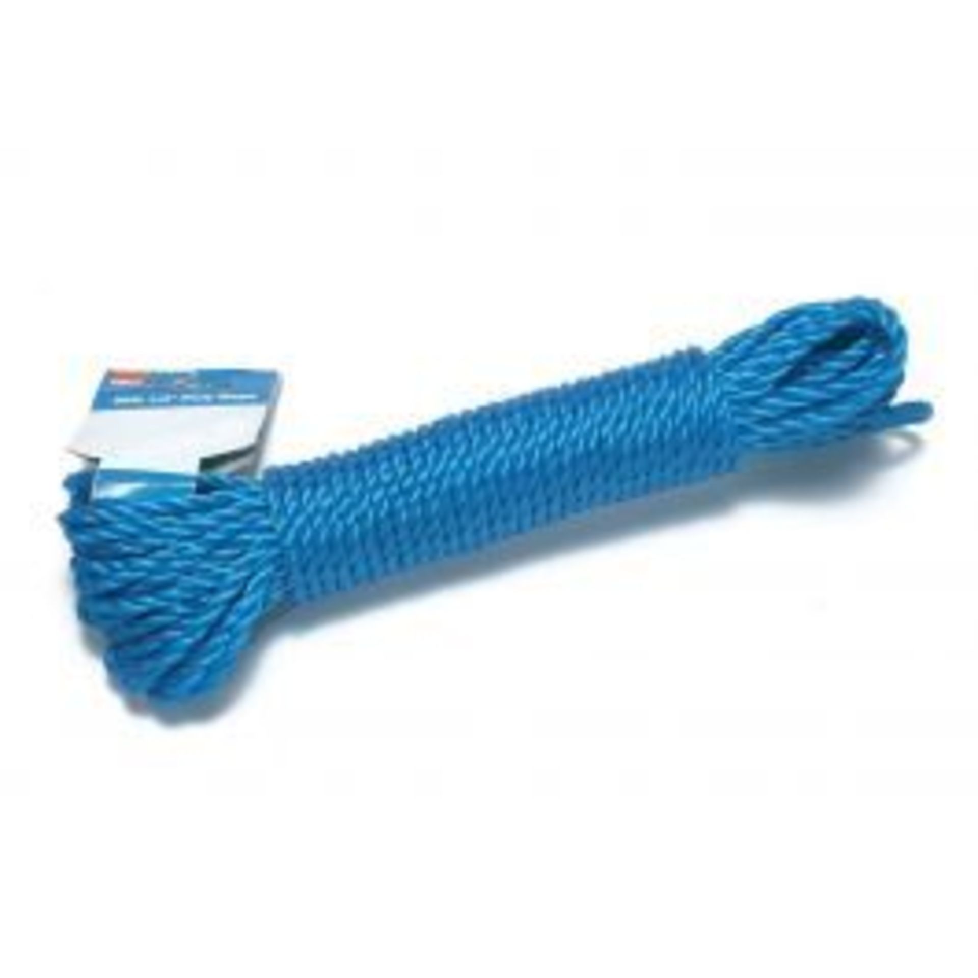 X2 Packs 50ft 1/4" Blue Poly Rope