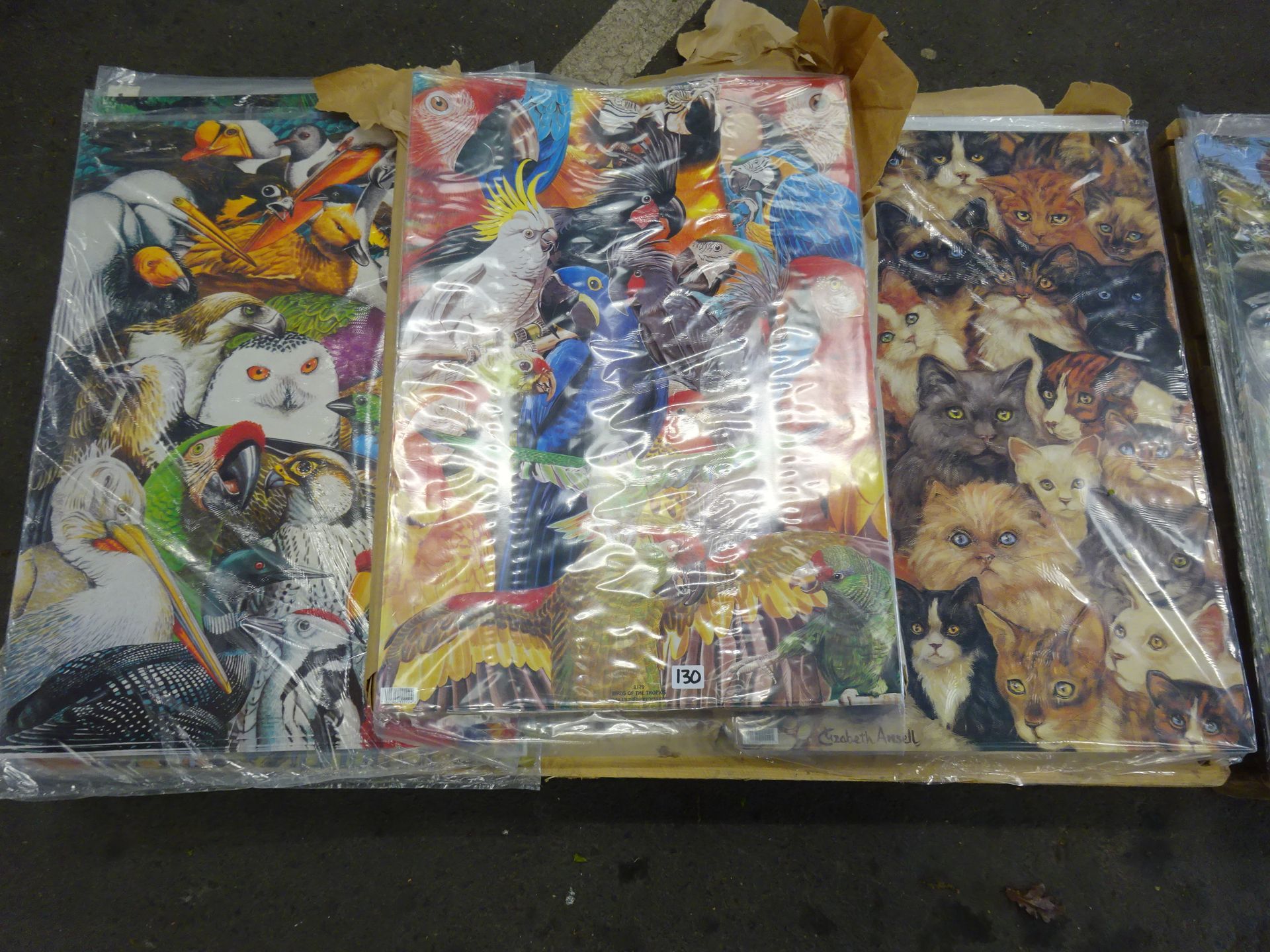 PALLET OF VARIOUS ANIMAL DESIGN WRAPPING PAPER