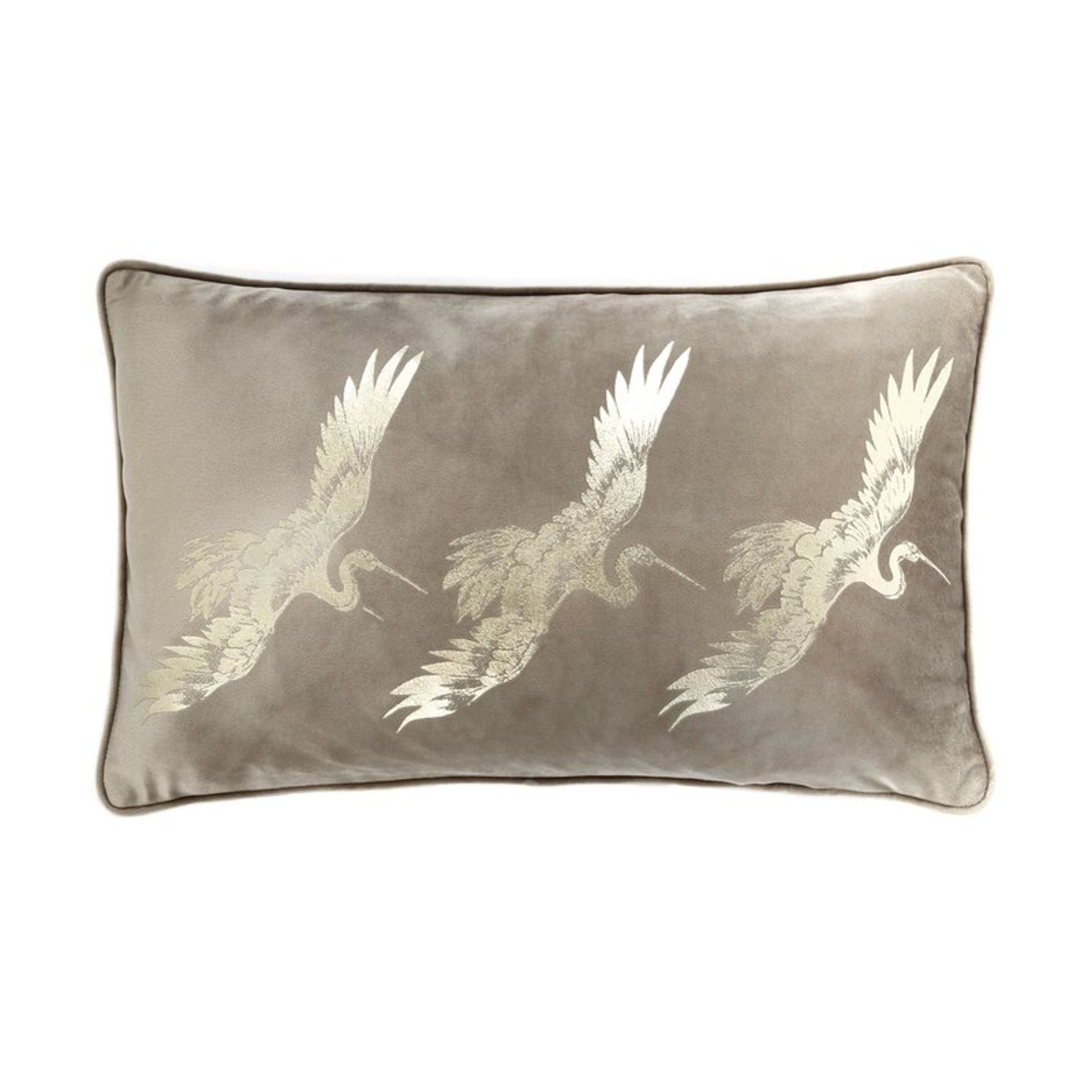 Qing Foil Print Cushion with Filling - RRP £30 - Image 2 of 2