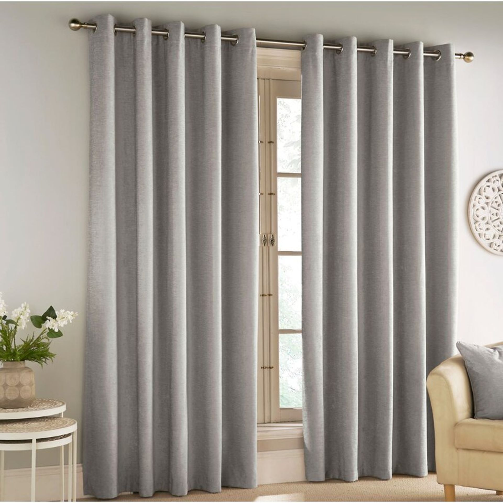 Savoy Eyelet Blackout Thermal Single Curtain - RRP £63.99