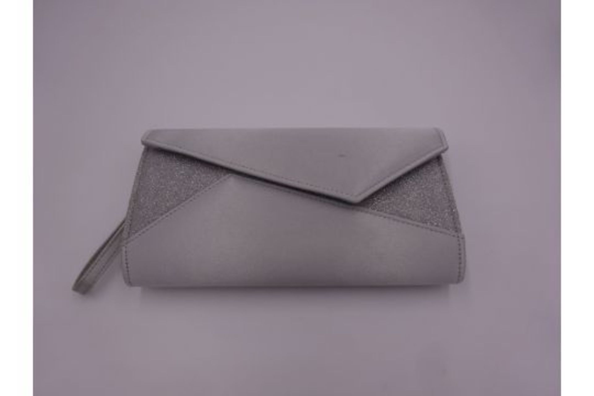 Womens Silver Clutch Bag