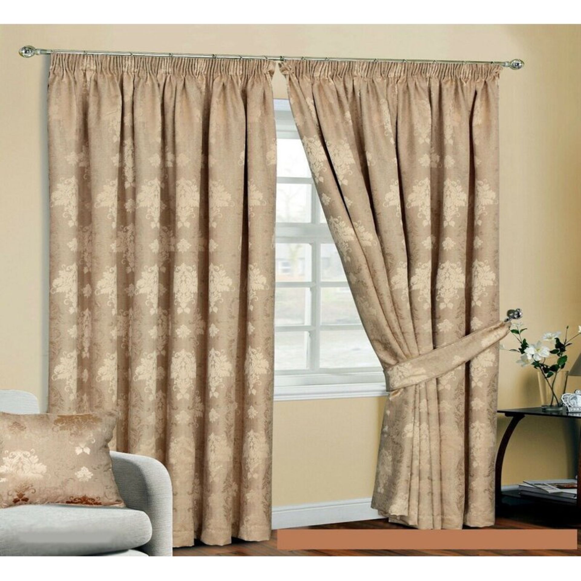 Virgina Pencil Pleat Room Darkening Thermal Curtains - RRP £107.99