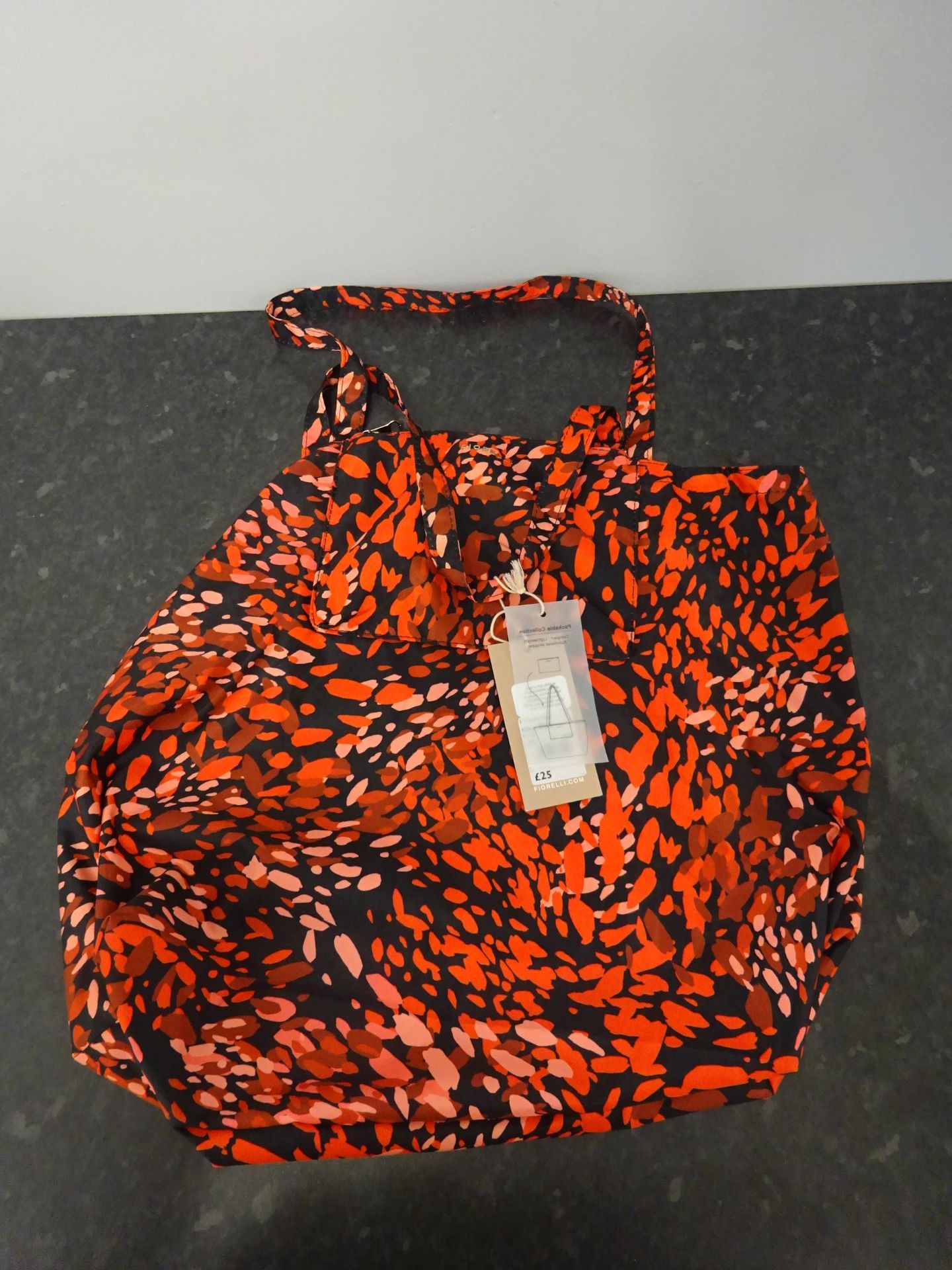 New Black & Red Spotted Fiorelli Bag - RRP £25.