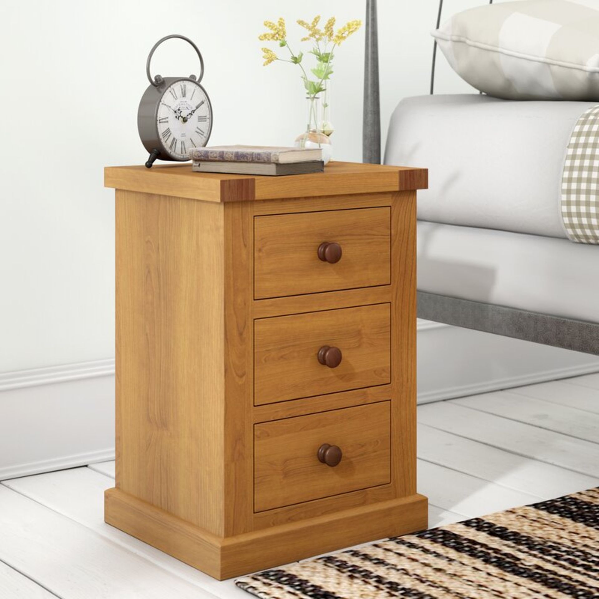 3 Drawer Bedside Table - RRP £108.99