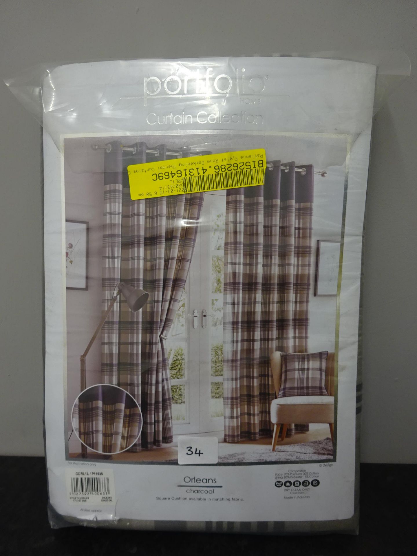 Patience Eyelet Room Darkening Thermal Curtains