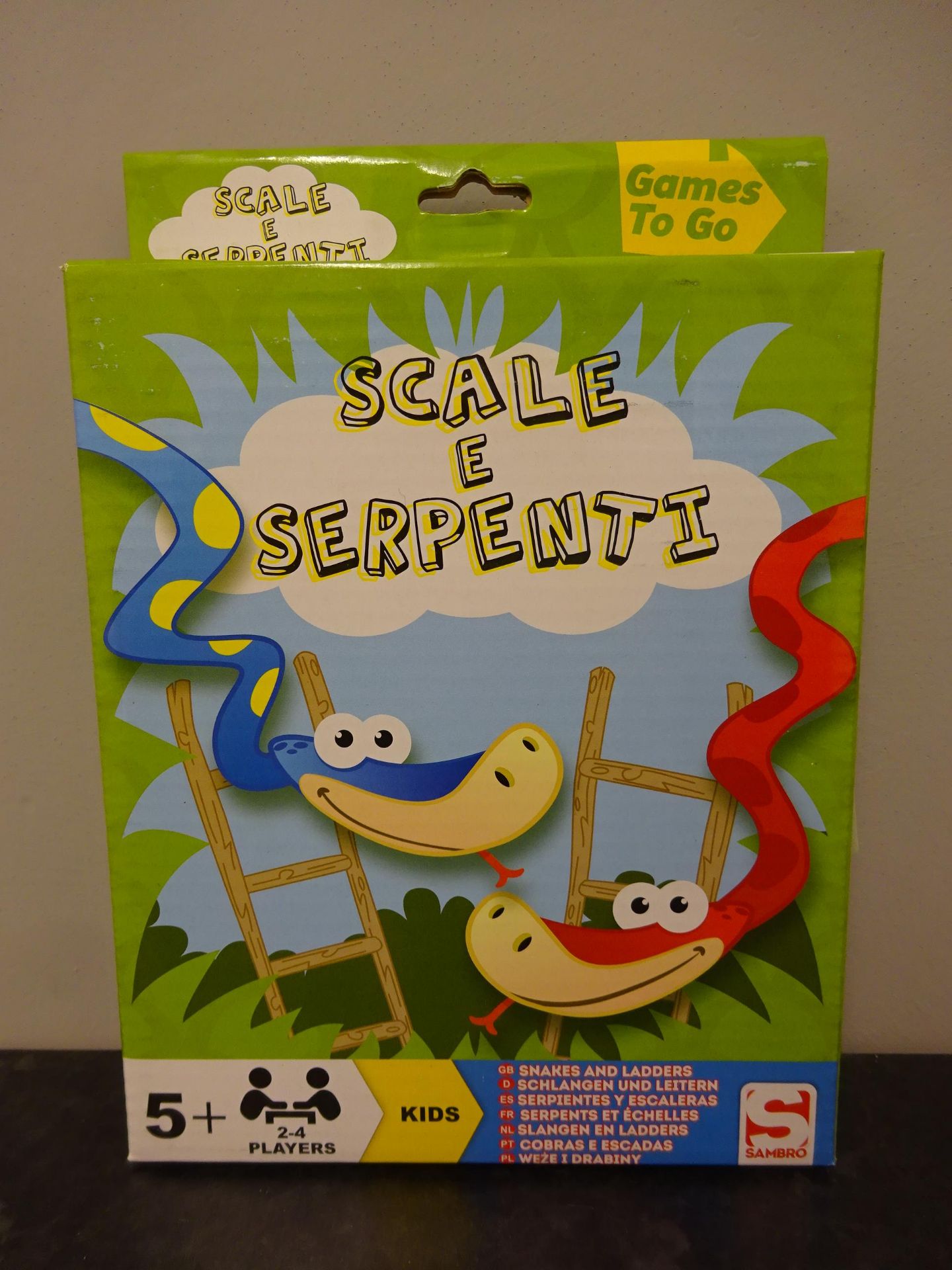 New Scale E Serpenti Travel Boardgame (snakes & Ladders)