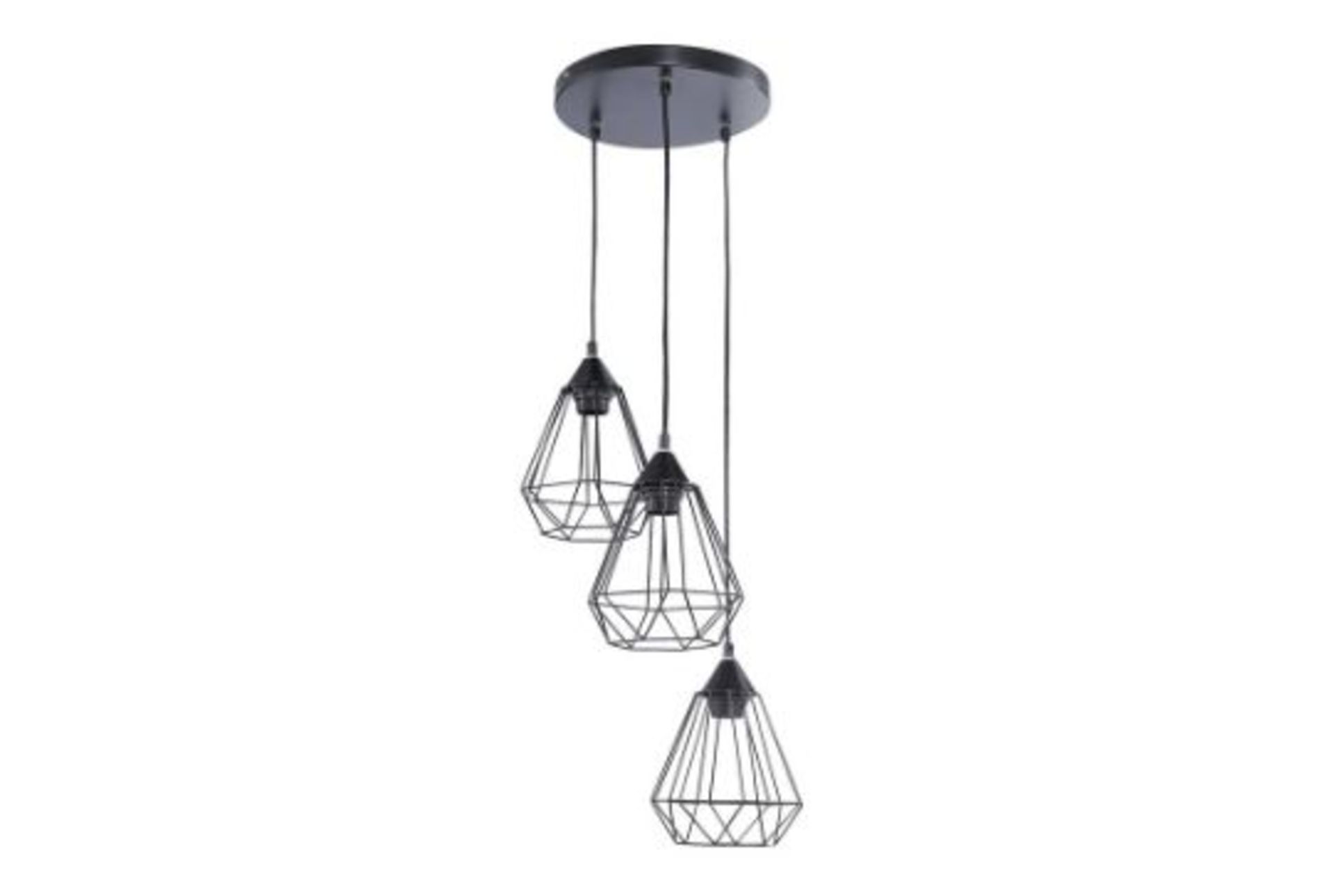 Brorfelde 3-Light Cluster Pendant - RRP £68.99 - Image 2 of 3