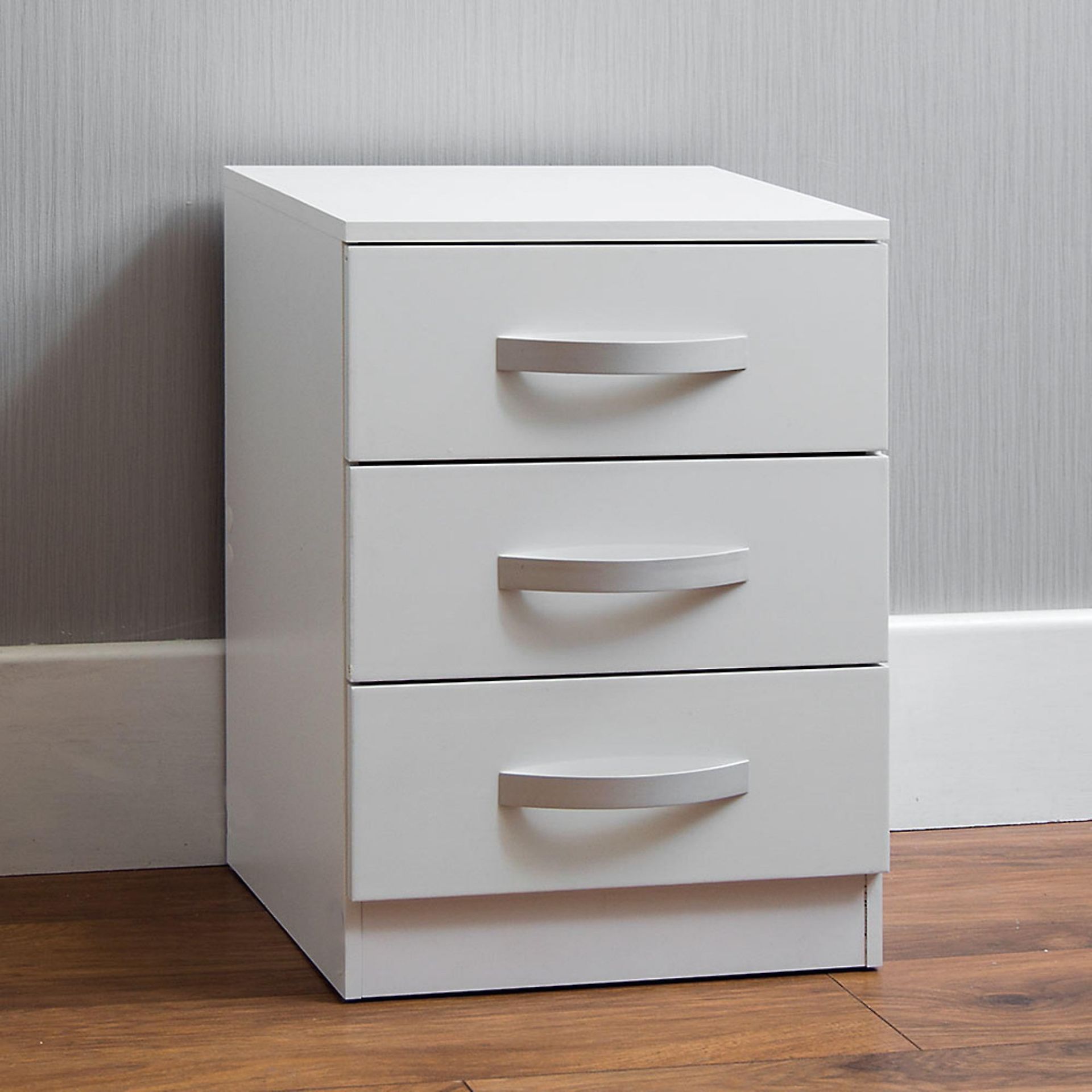 Joselyn 3 Drawer Bedside Table