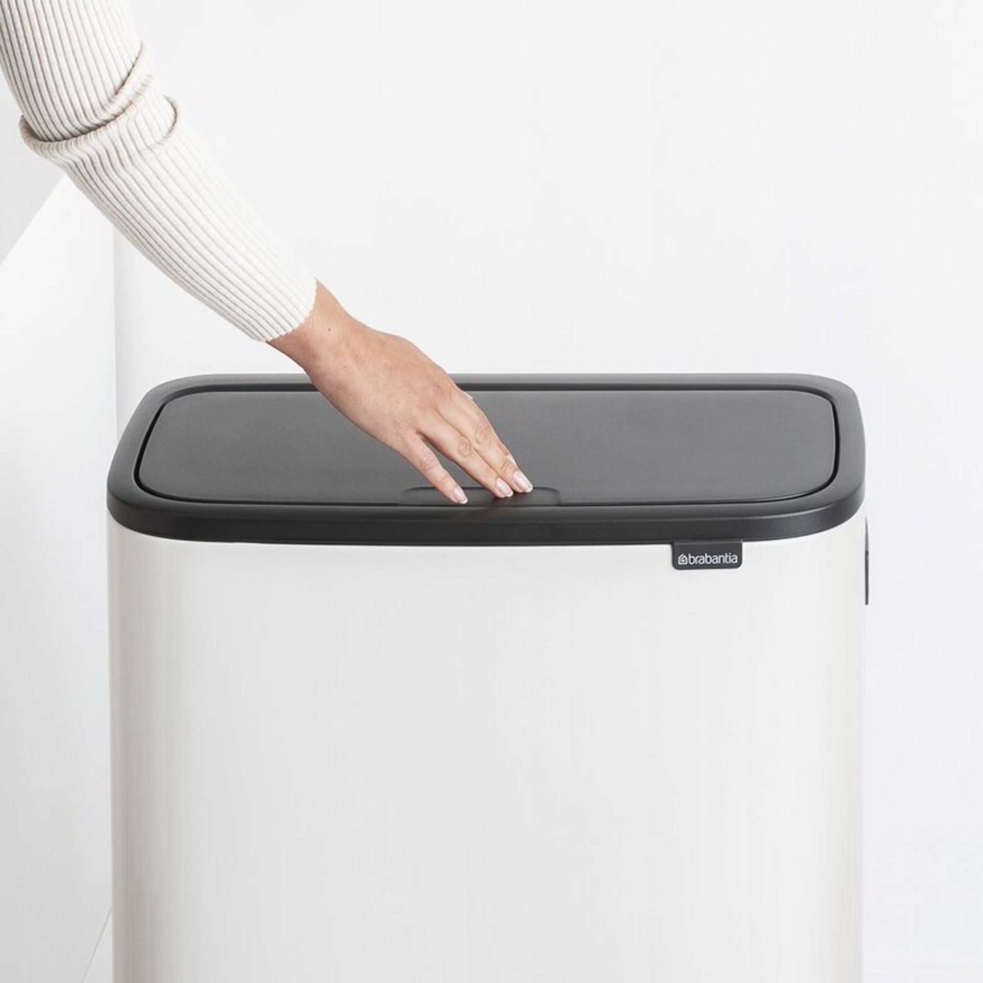 Bo Steel 60 Litre Touch Top Multi-Compartments Rubbish and Recycling Bin -RRP £153.00 - Image 2 of 3