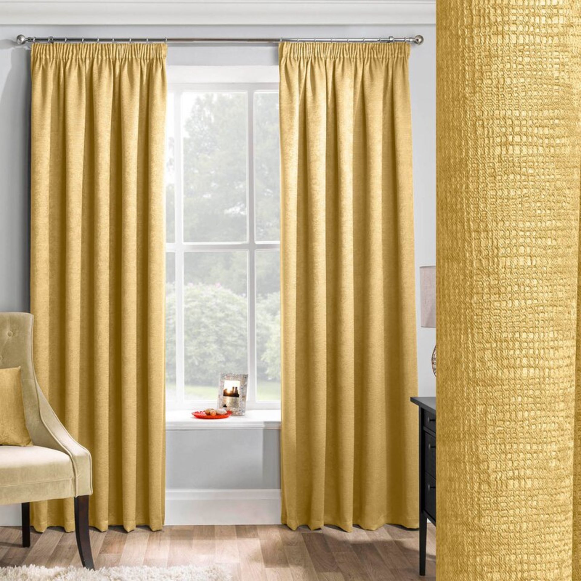 Waller Pencil Pleat Blockout Thermal Curtains  - RRP £26.99