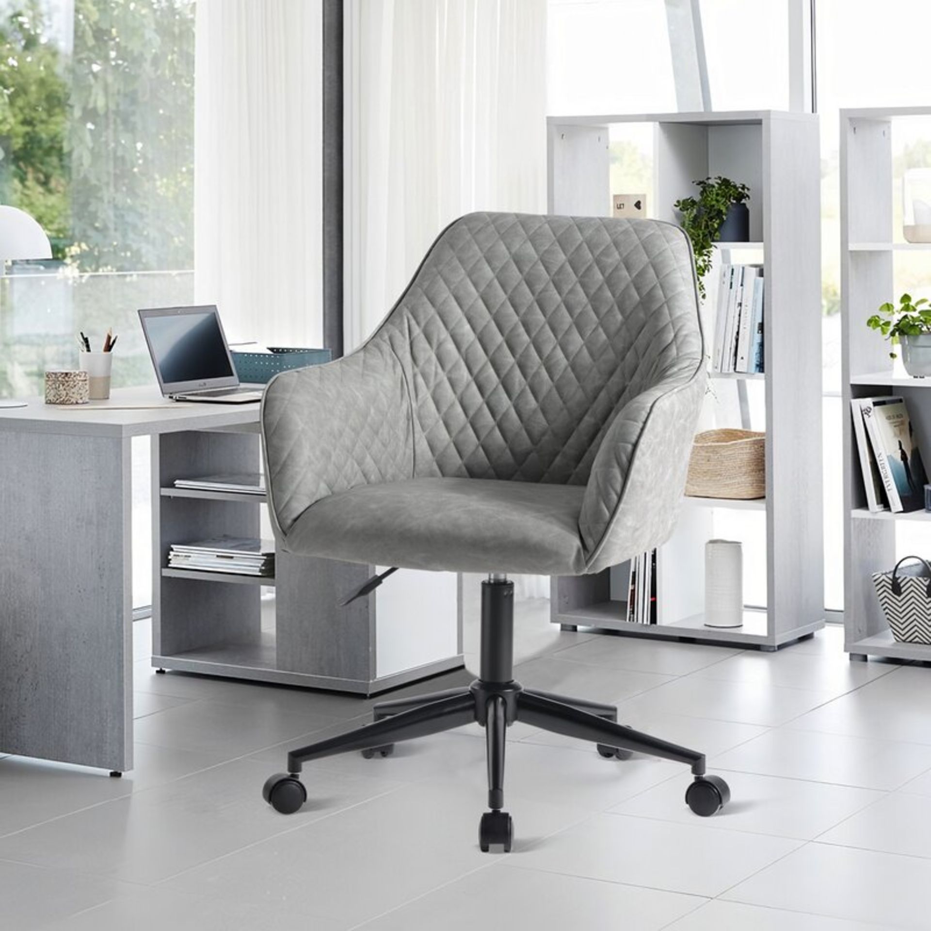 Parchure Upholstered Desk Chair - RRP £149.99 - Image 2 of 3