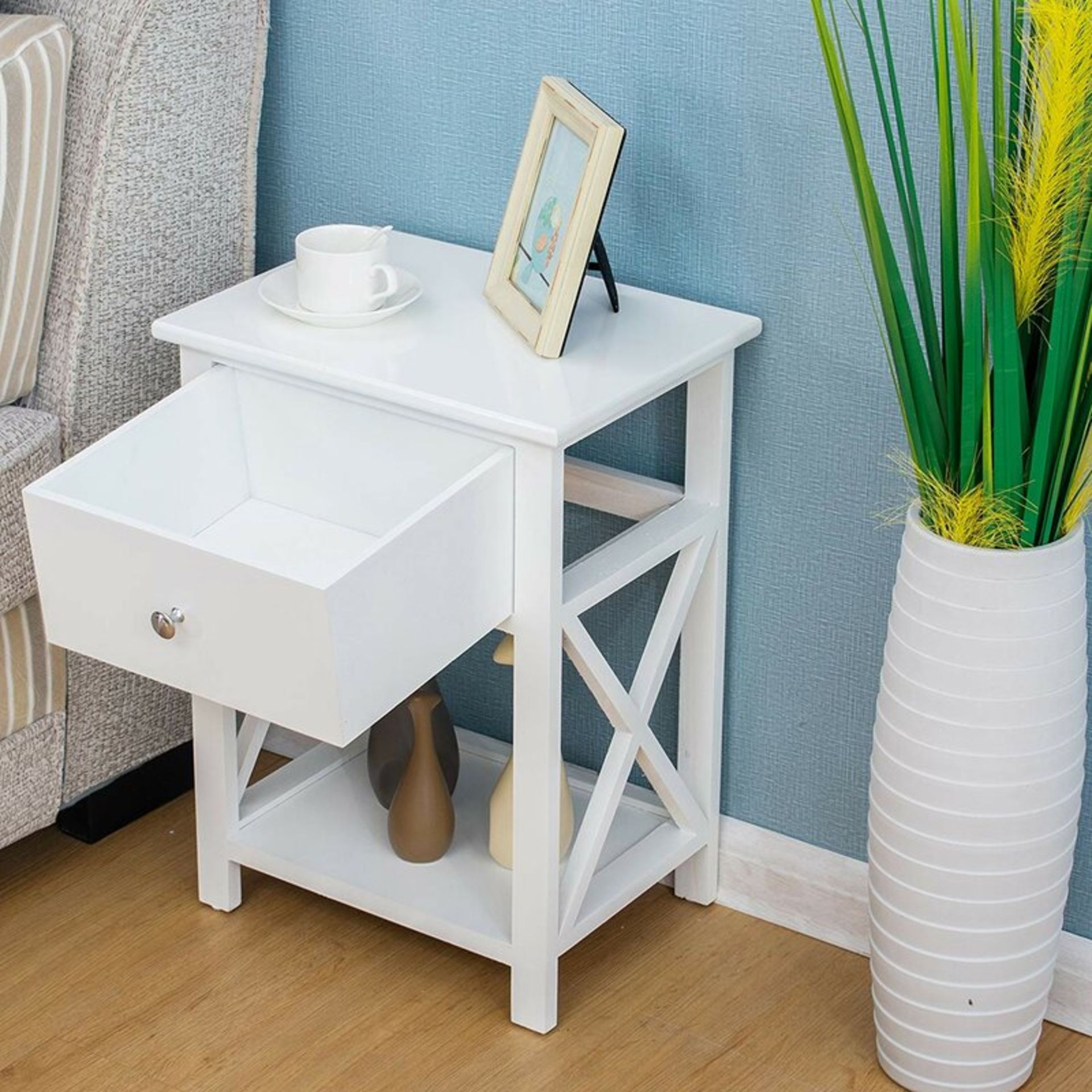 Stanhope 1 Drawer Bedside Table - RRP £49.99 - Image 2 of 2