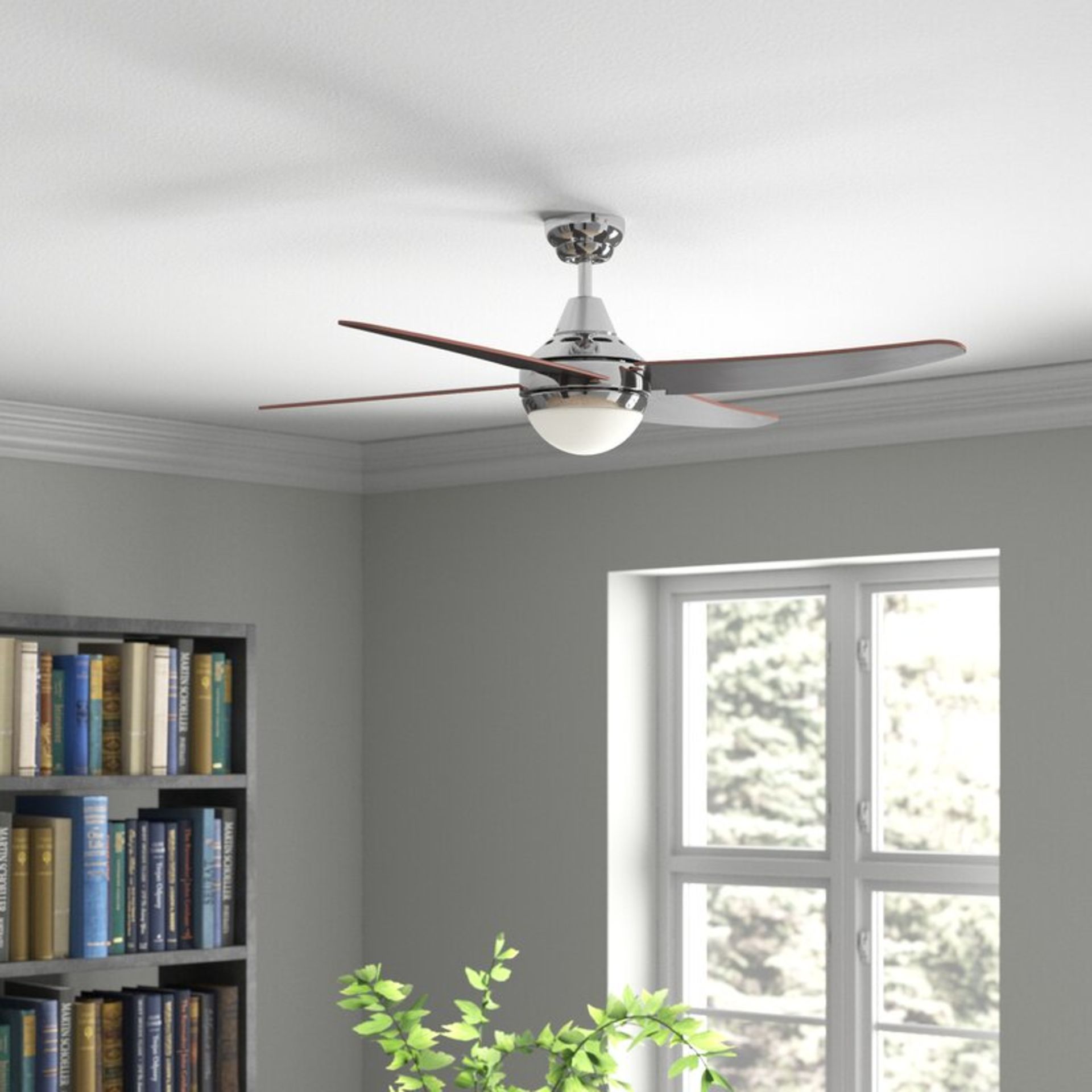 122cm Calista 4 Blade LED Ceiling Fan with Remote - RRP £99.99