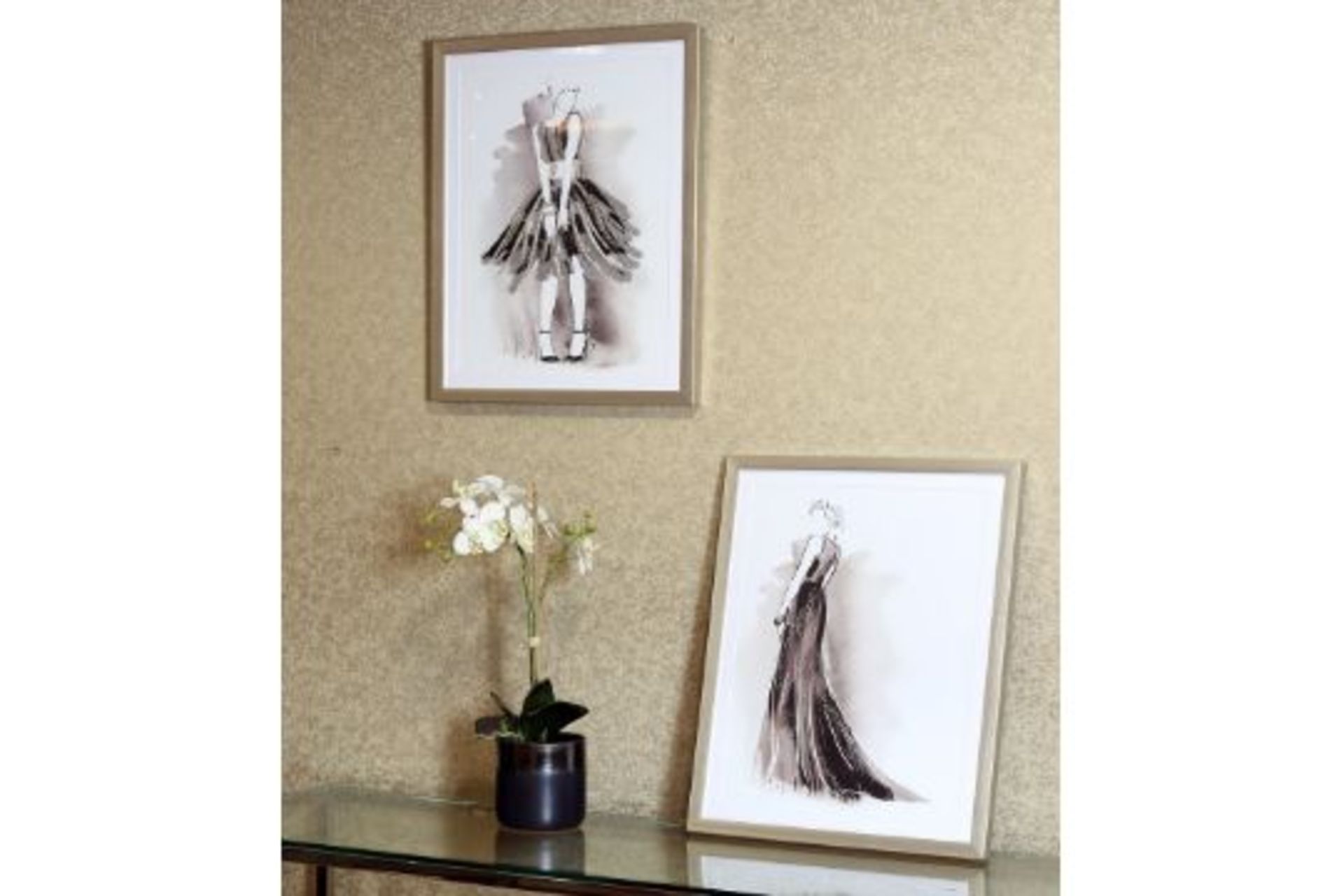 Arthouse Figurative Framed Prints Set of Two - RRP £49.99 - Image 2 of 2