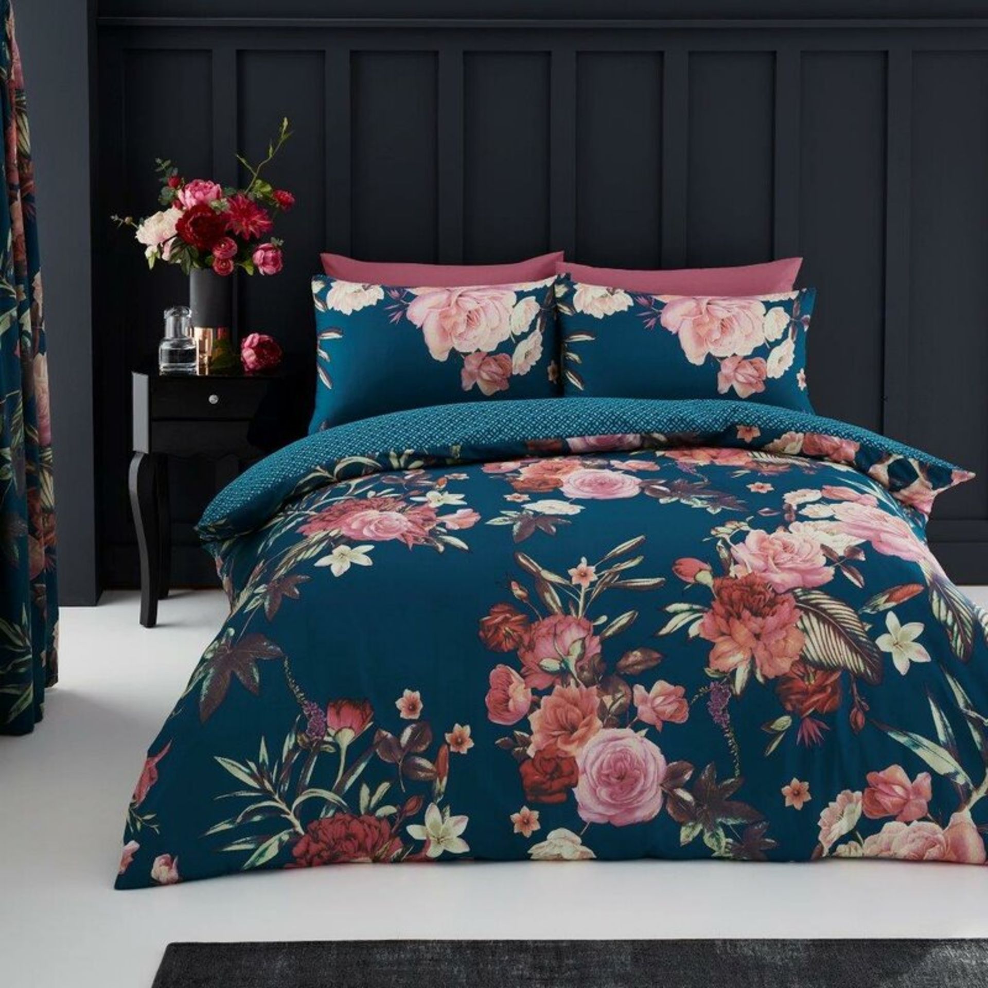 Floral Duvet Cover Set - RRP £16.99