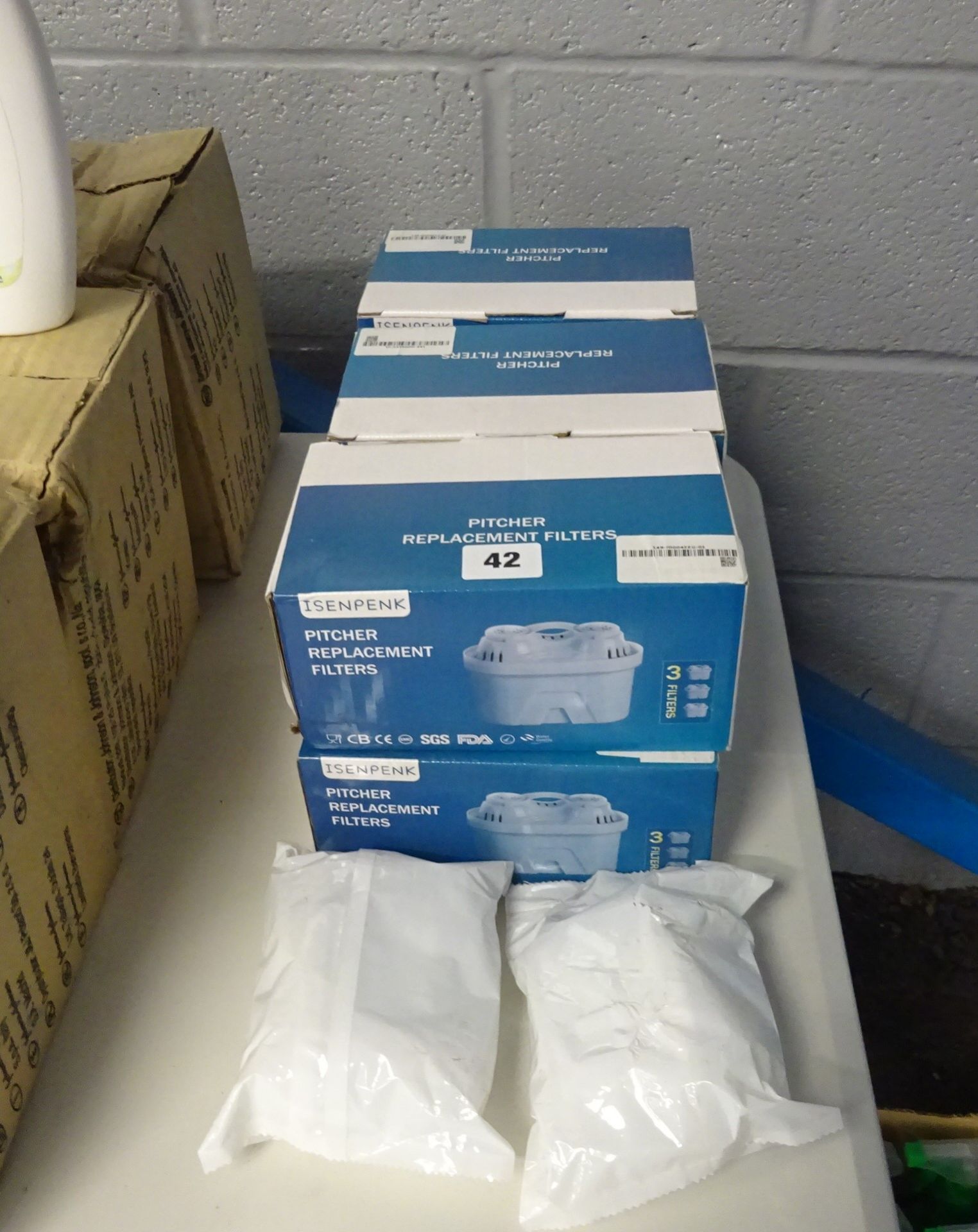 X6 BOXES OF WATER JUG FILTERS