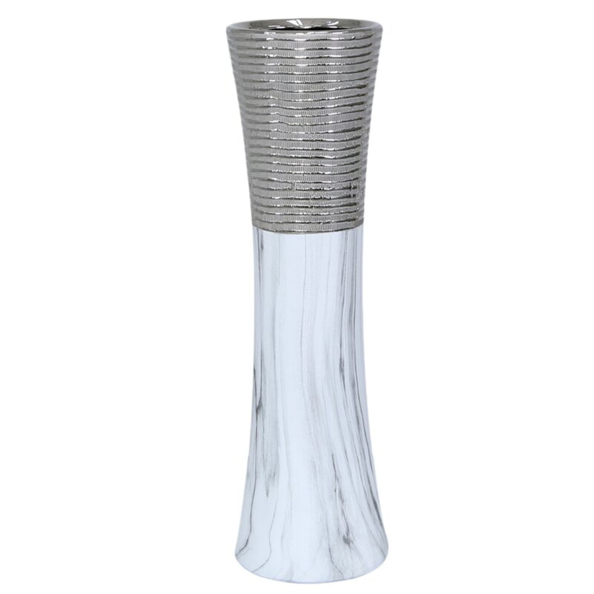 Sweeney Silver Gold Floor Vase RRP 69.99 & Malone Grey Silver Floor Vase - RRP £49.99