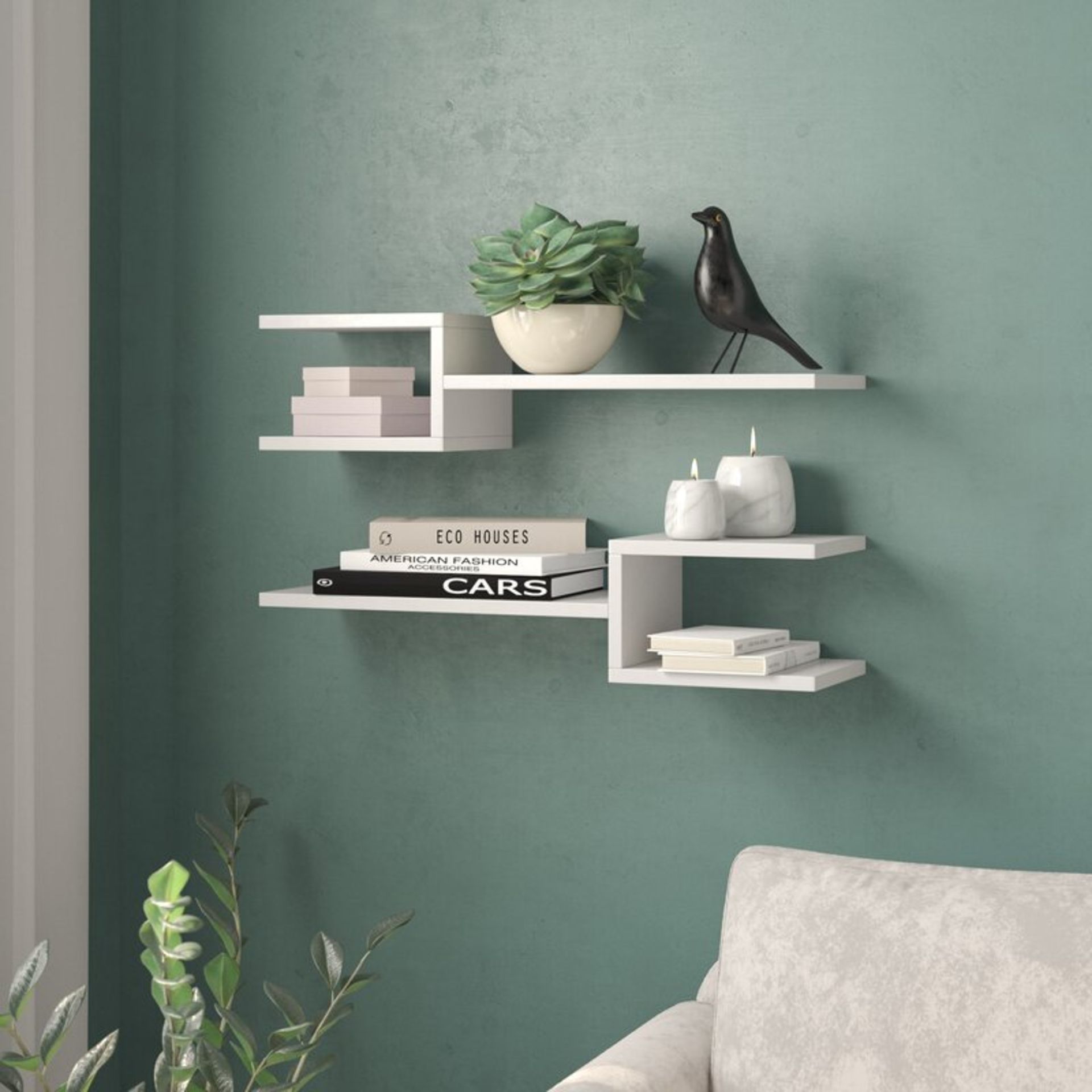 Floating Shelf - White - RRP £36.99