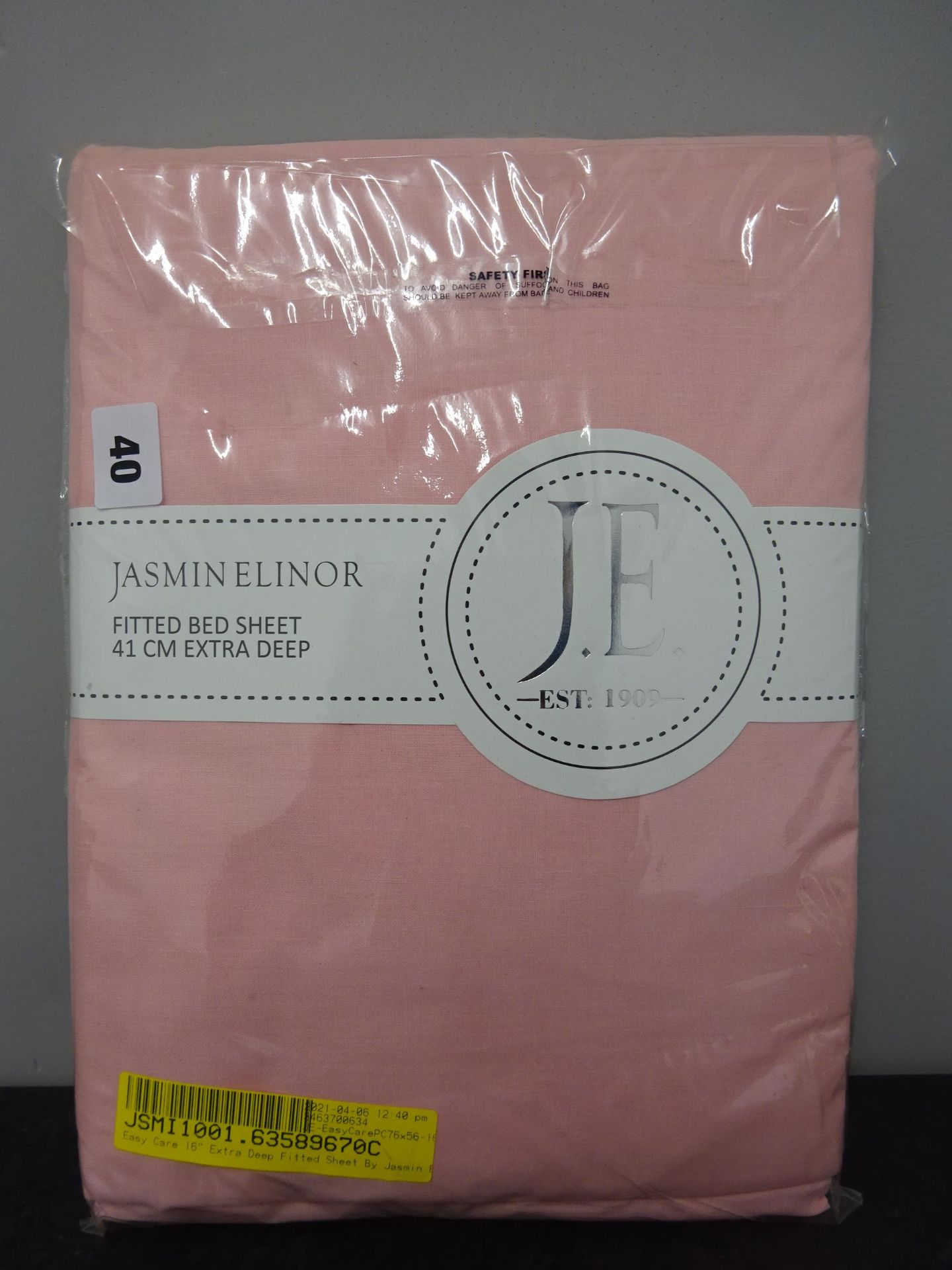 Easy Care 16" Extra Deep Fitted Sheet By Jasmin Elinor - RRP £