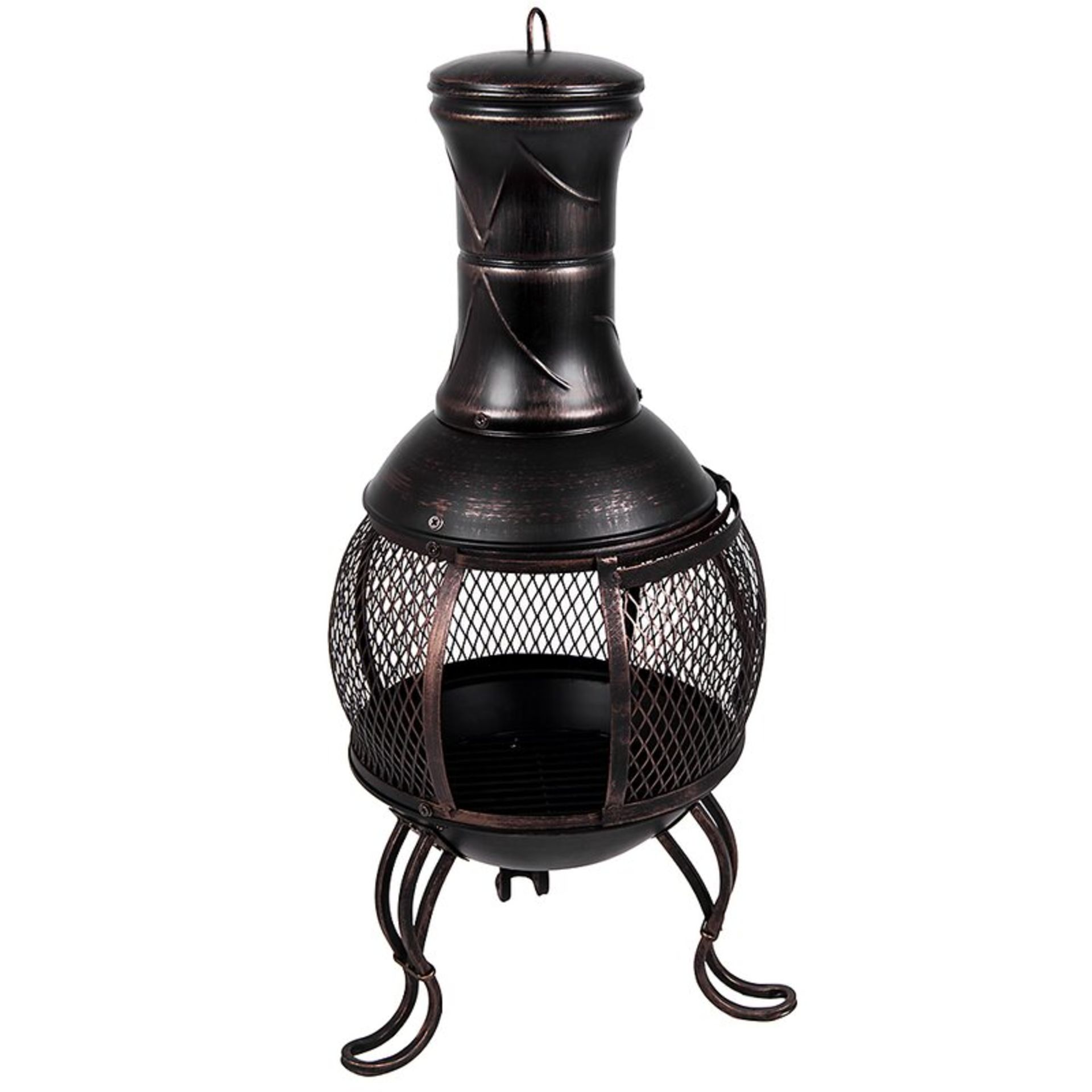 Steel Charcoal Chiminea - RRP £89.99