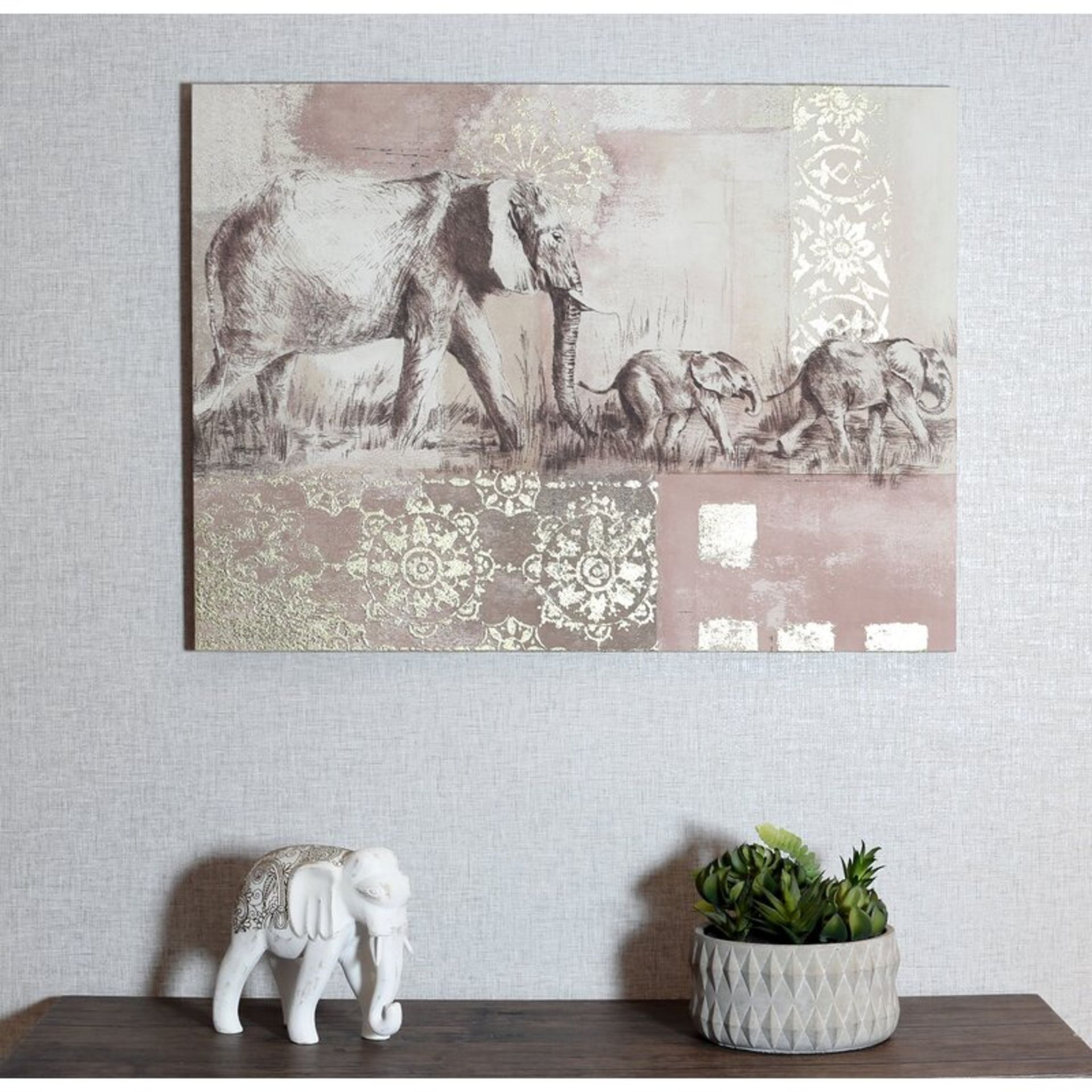 Elephant - Wrapped Canvas Graphic Art - RRP £43.99