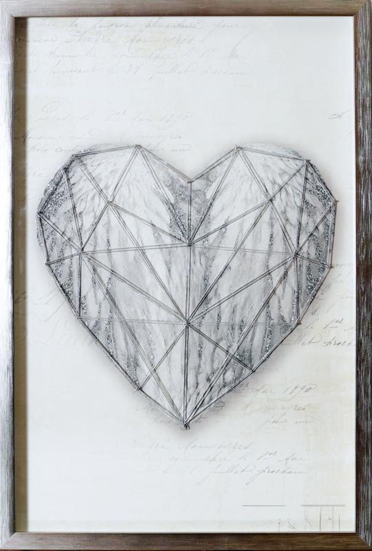 Heart String 3D Framed Print - RRP £63.99