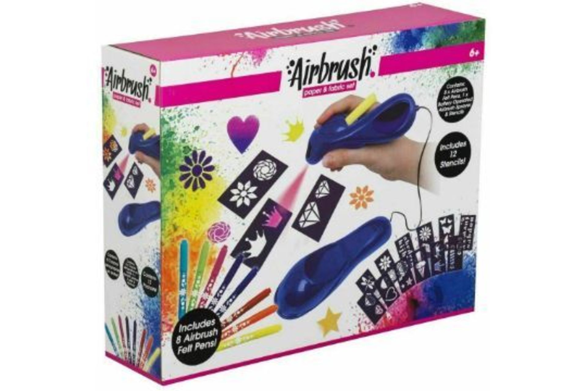 New Airbrush Paper & Fabric Set