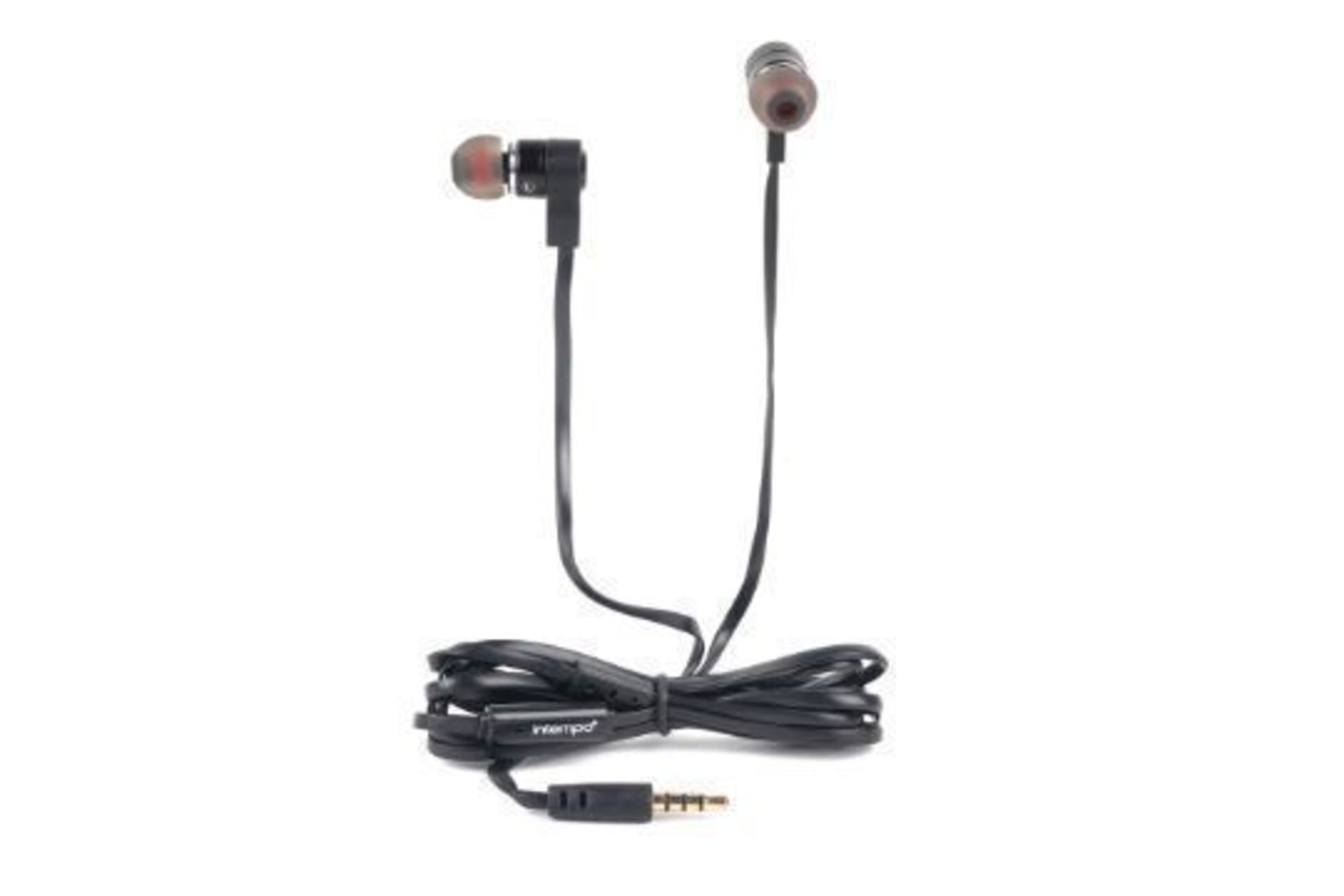 Brand New Intempo Black Aluminium Earphones