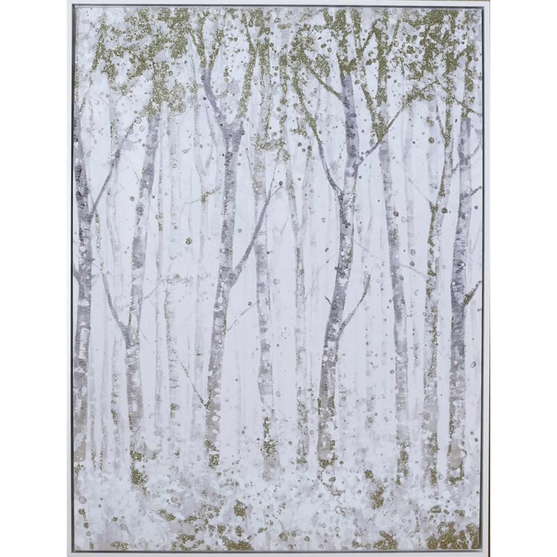 Glitter Trees Capped Canvas - RRP £50.99