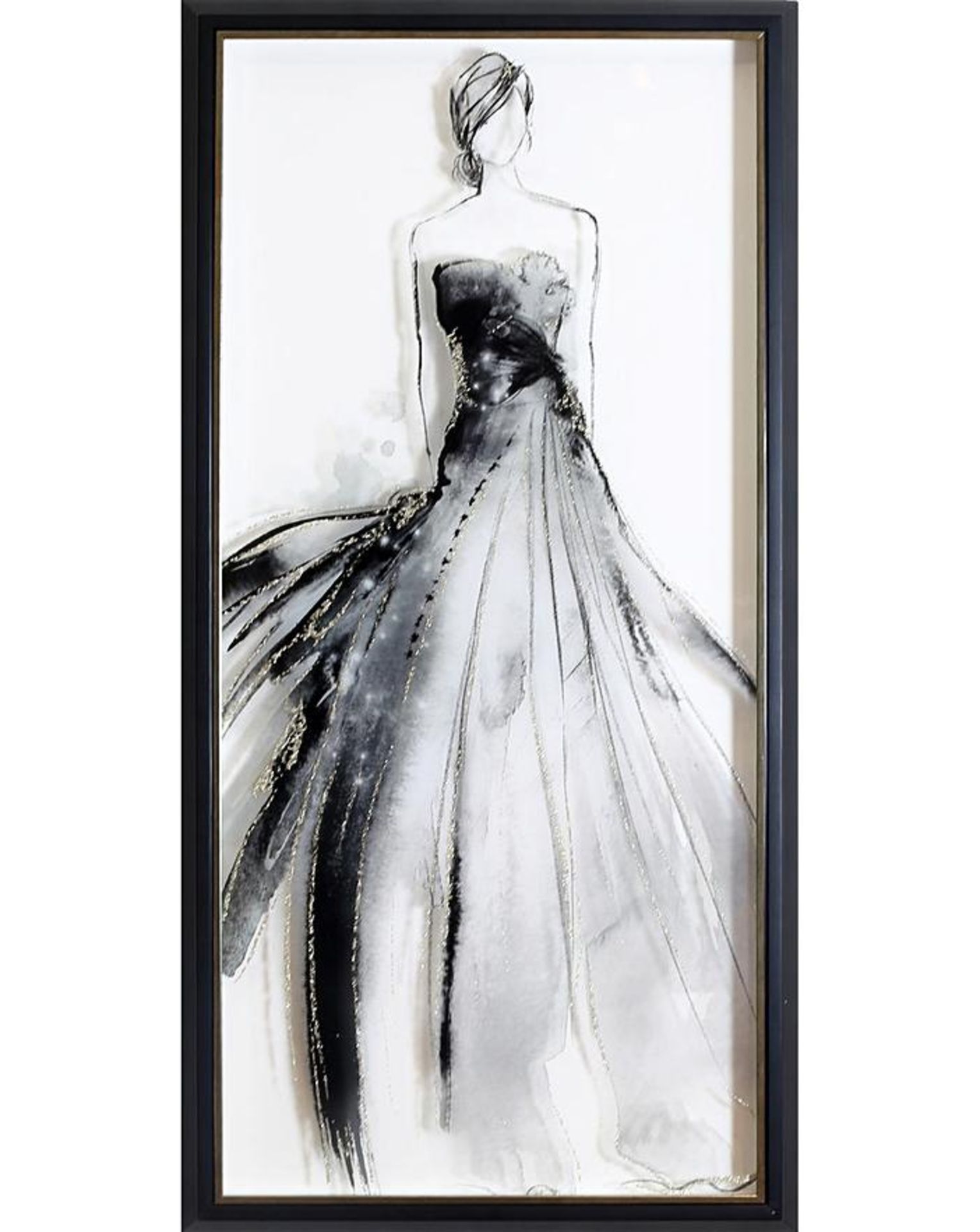 Glitter Lady 1 Framed Print - RRP £65.00