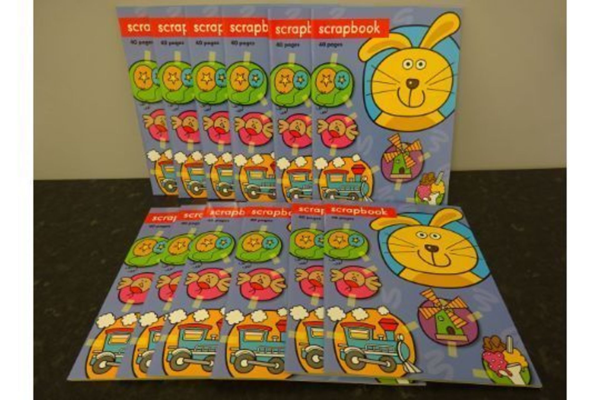 120 New 40 Page Make Belive Kids Scrap Book (10 Boxes Of 12 Books)