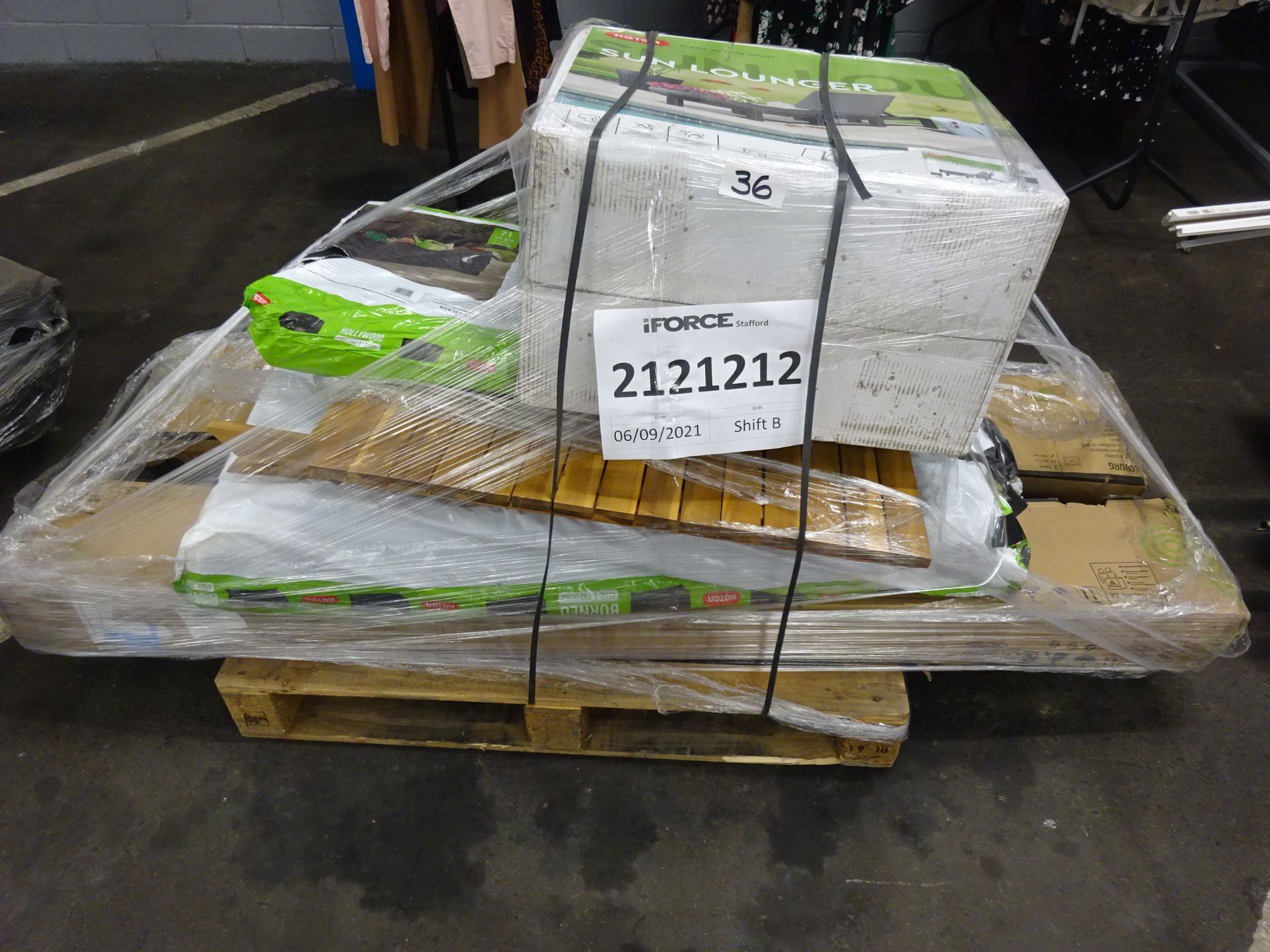 B&Q & Screwfix Unmanifested Mystery Pallets Containing Customer Returns Of Tools, Electricals, etc