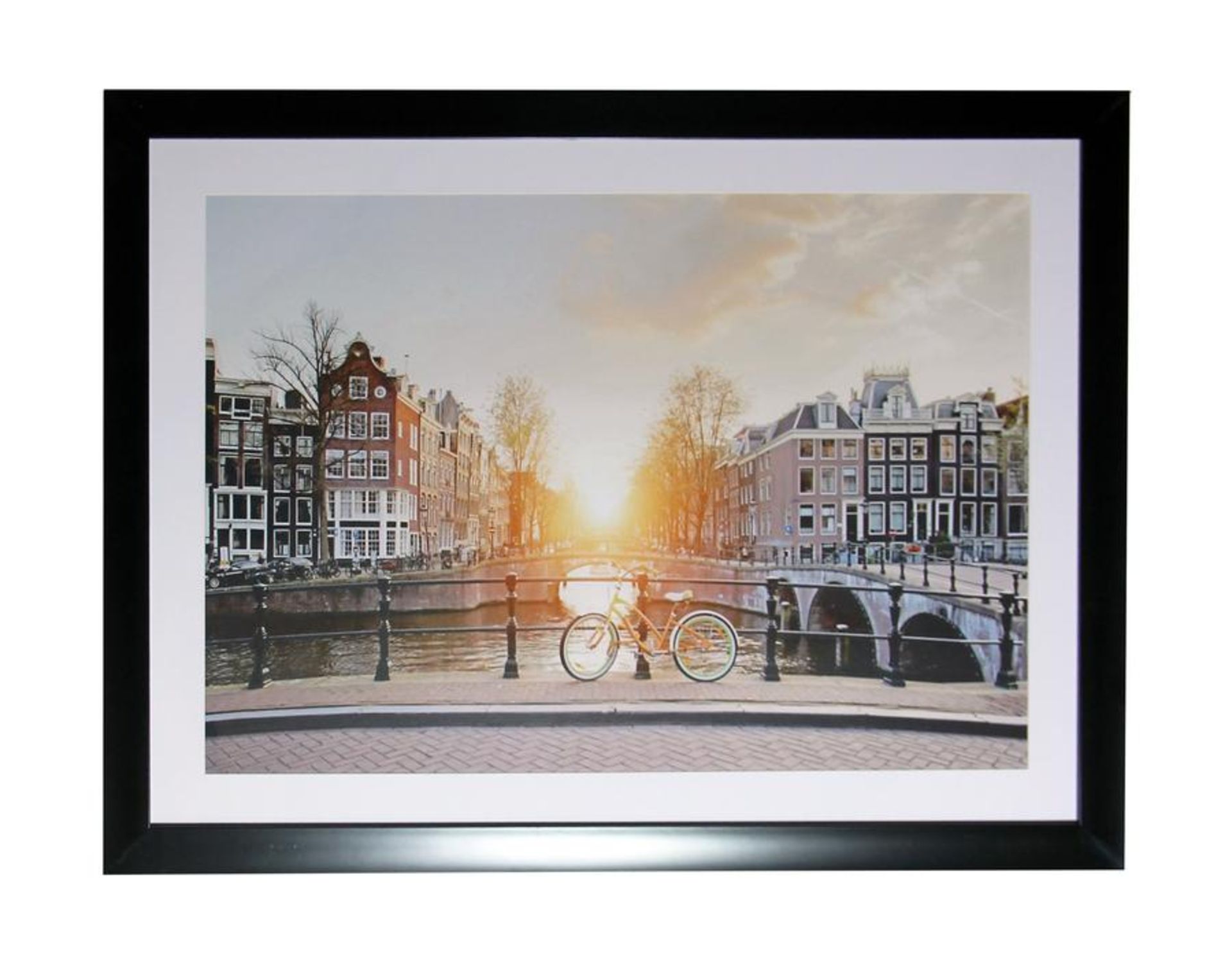Arthouse Amsterdam Sunset Framed Print - RRP £68.99. - Image 2 of 2