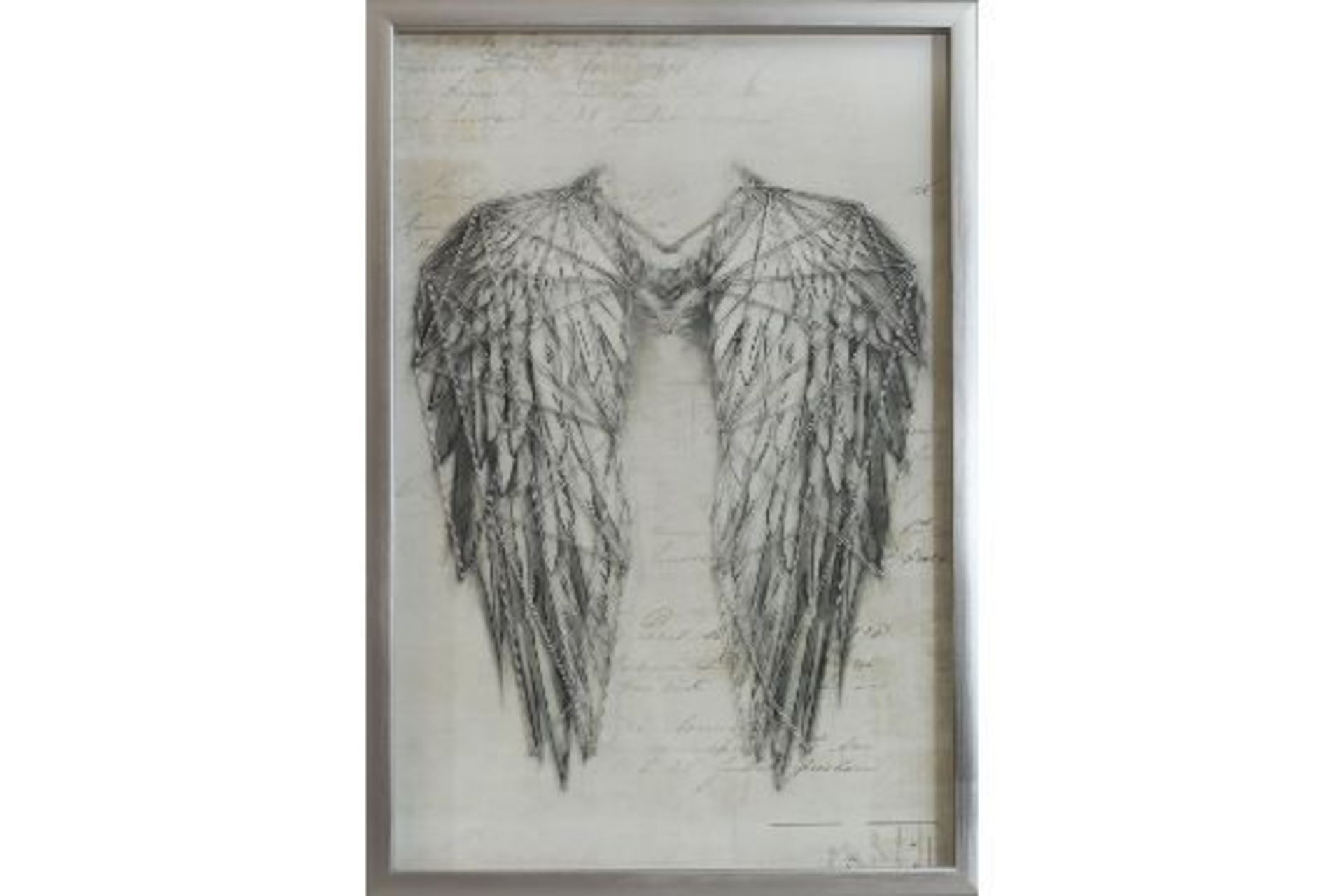 Arthouse Angel Wings Silver Metallic - RRP £40.
