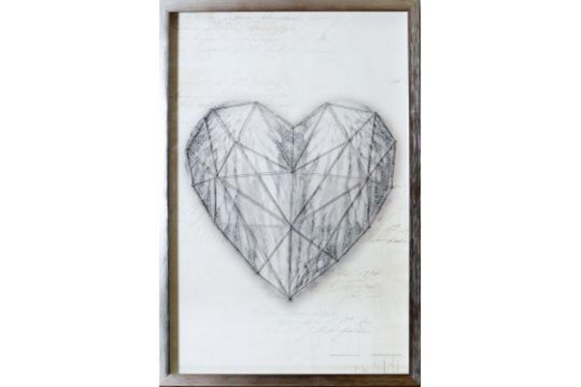 Heart String 3D Framed Print - RRP £63.99