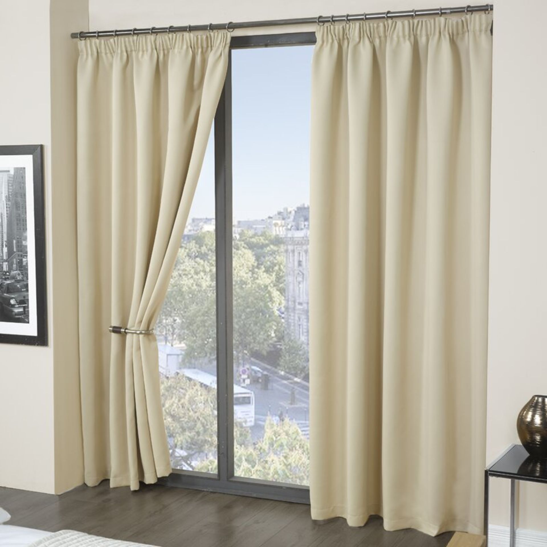 Pencil Pleat Blackout Thermal Curtain RRP £23.92