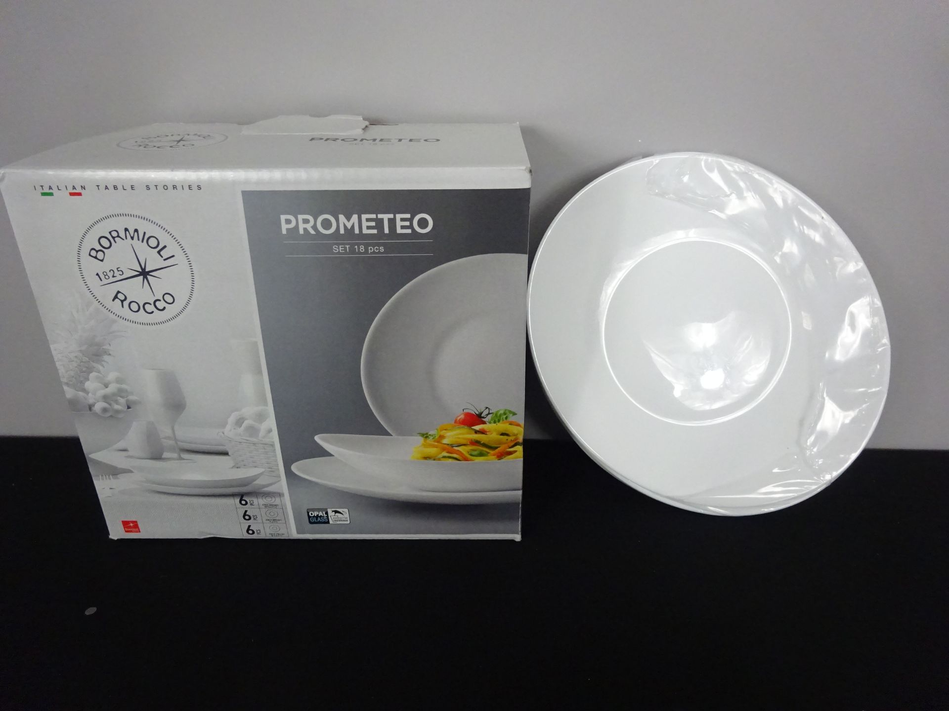 Prometeo 18 Piece Dinnerware Set, Service for 6 RRP £34.40 - Image 2 of 2