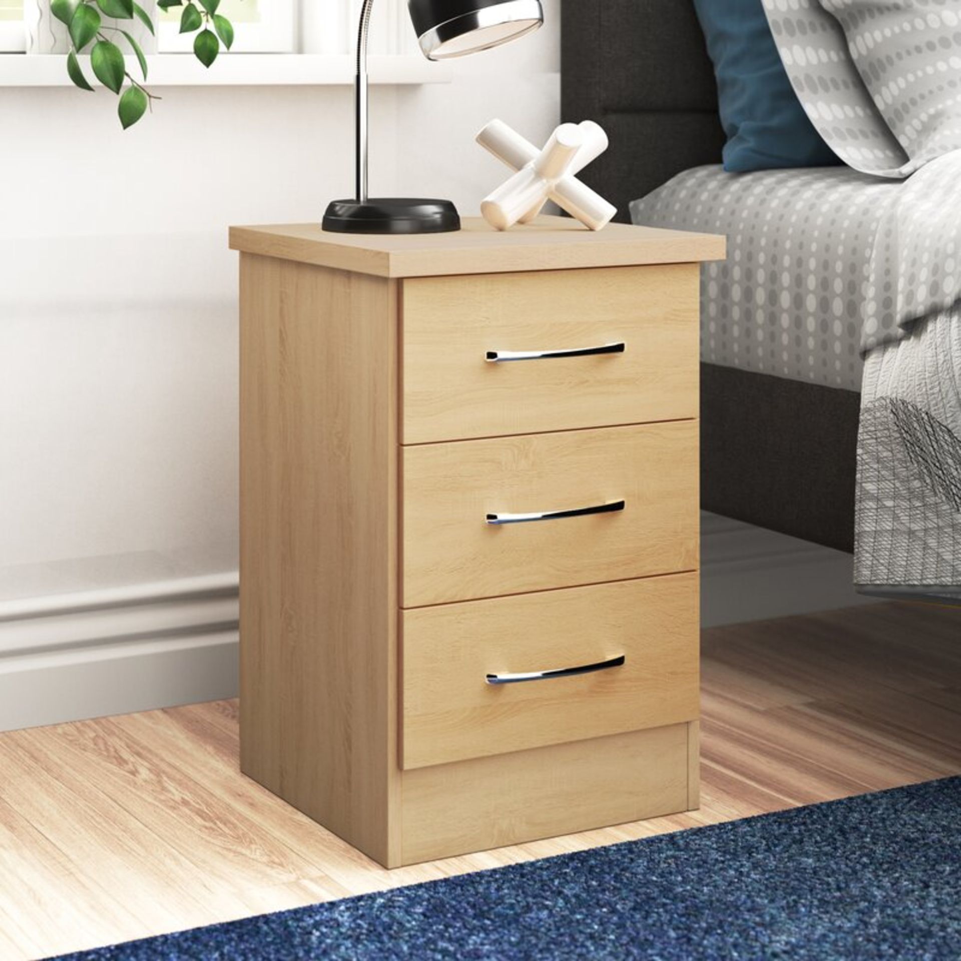 Cascio 3 Drawers Bedside Table RRP £61.100