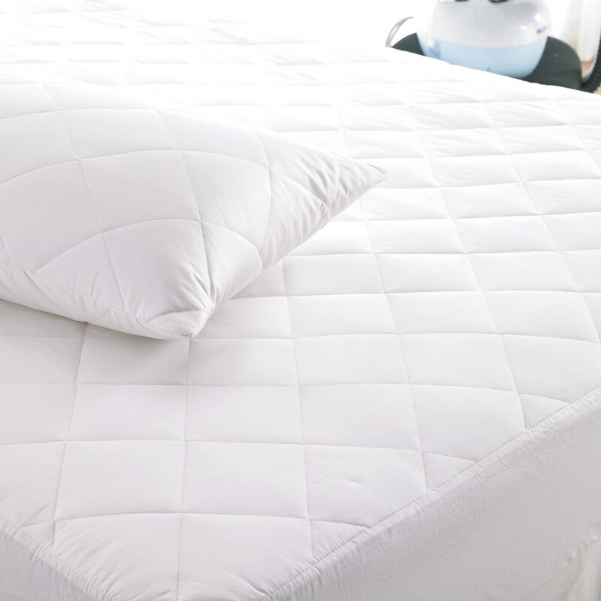 3ft Single Luxury Quilted Hypoallergenic Mattress Protector - RRP £14.99