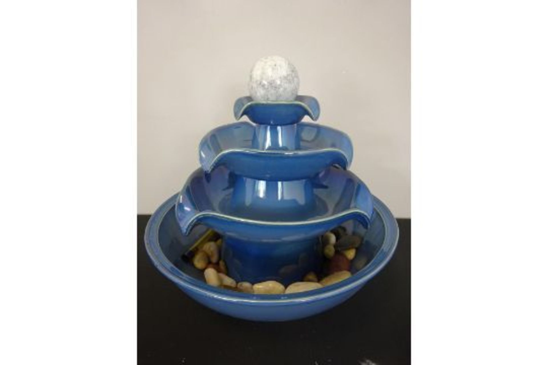 NEW BLUE WATER FOUNTAIN