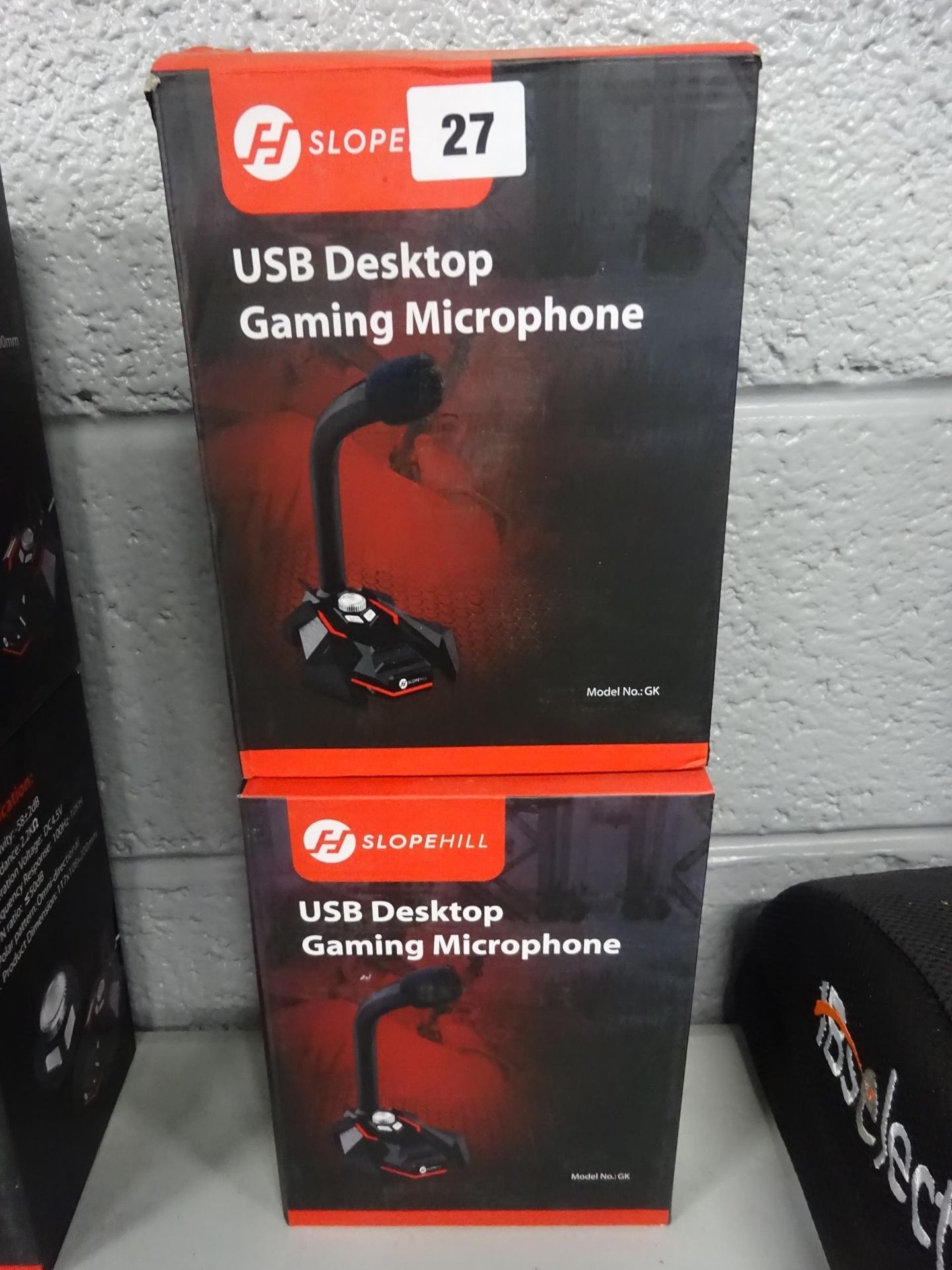 X2 NEW USB DESKTOP GAMING MICROPHONES