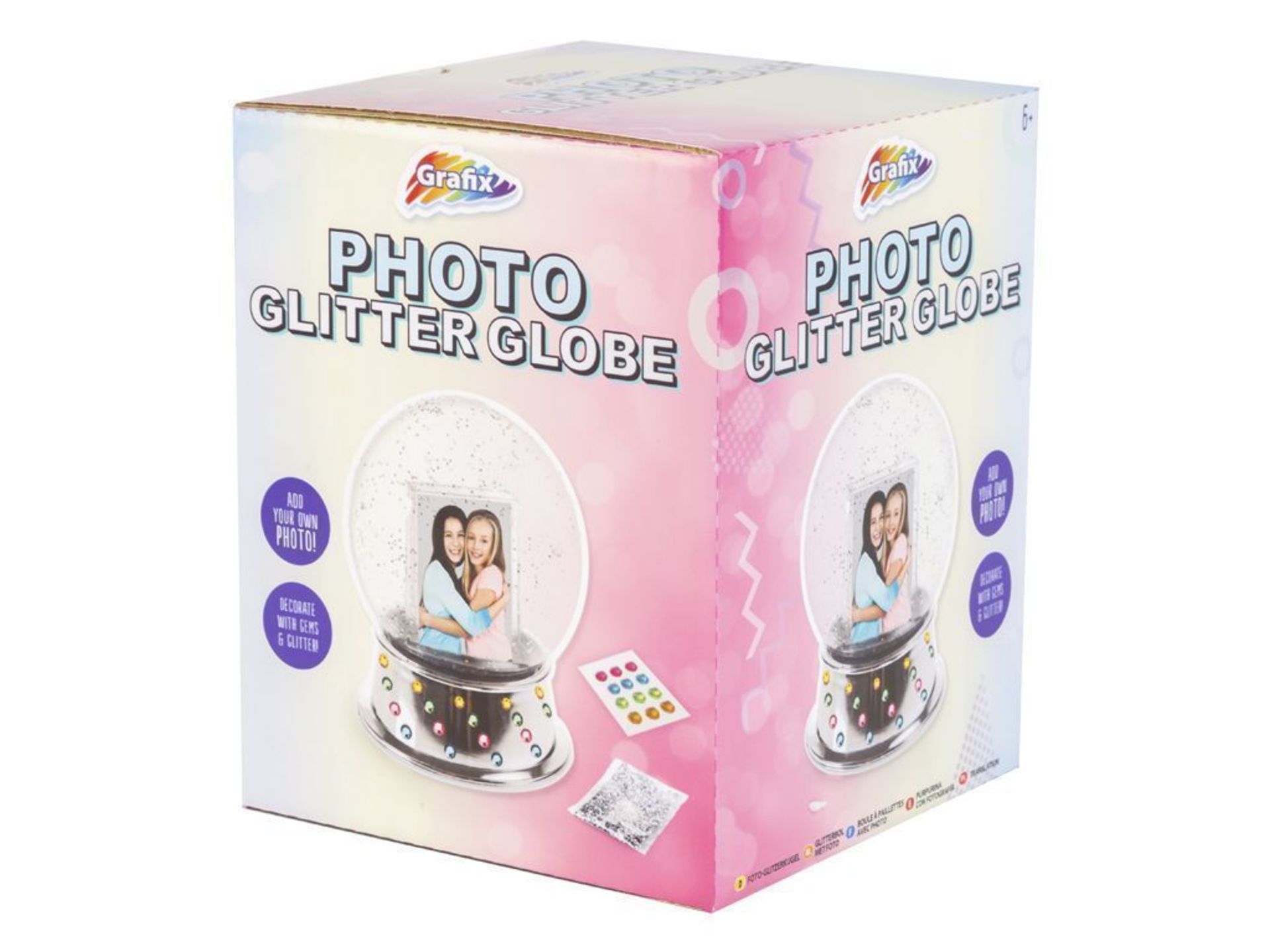 Grafix Photo Glitter Globe