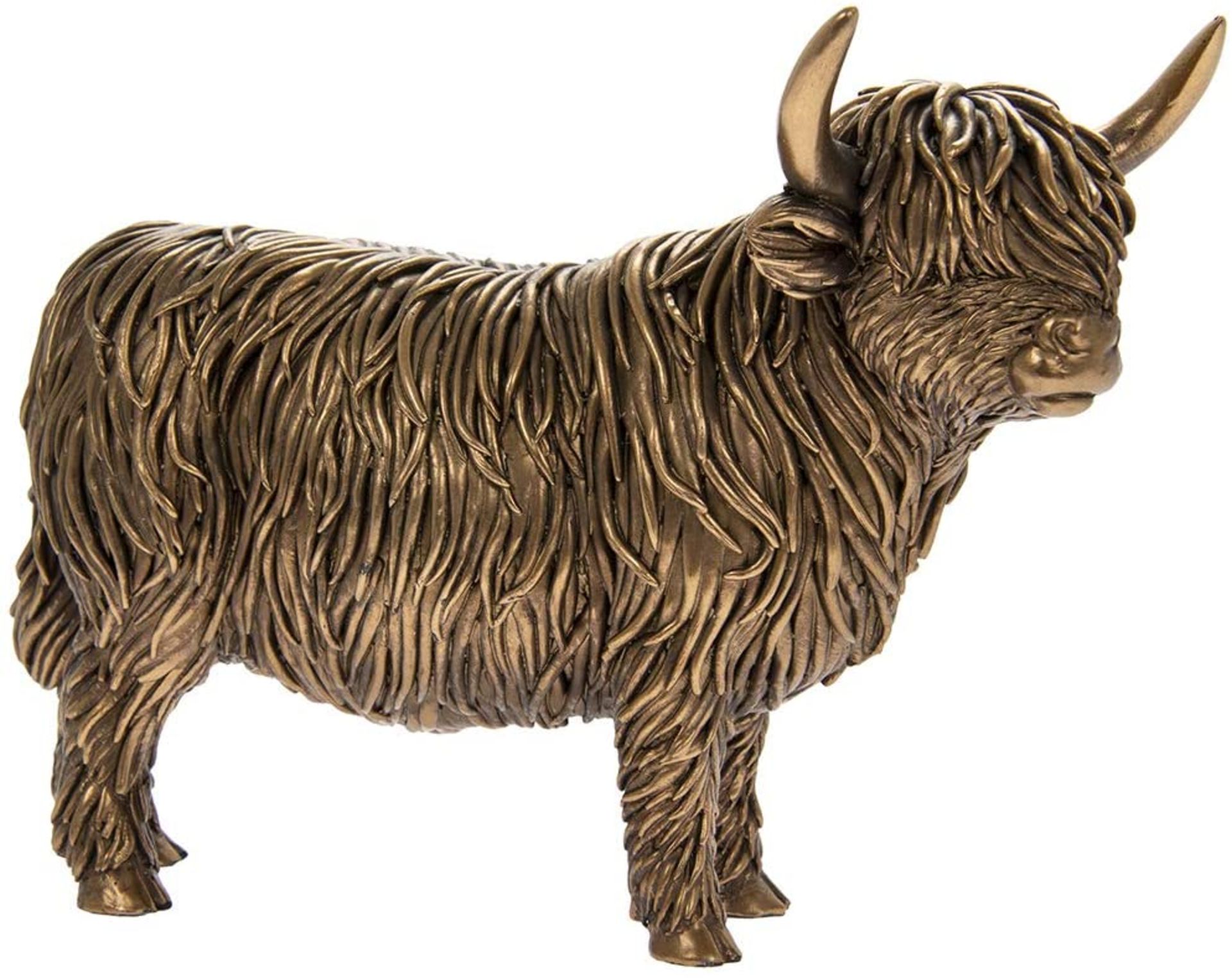Leonardo Reflection Bronzed Highland Cow