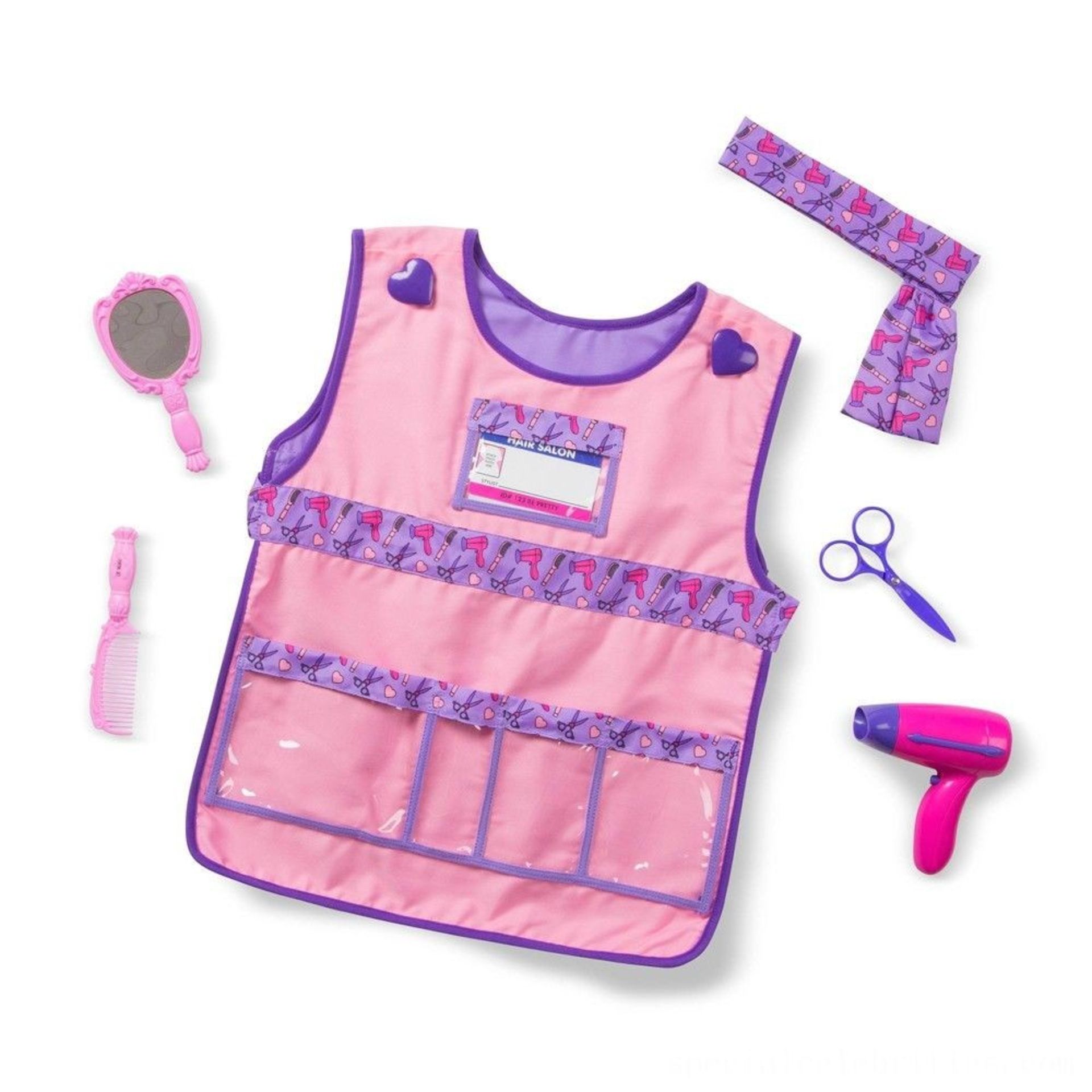 Melissa & Doug Hair Stylist Dress Up Costume - RRP £29.