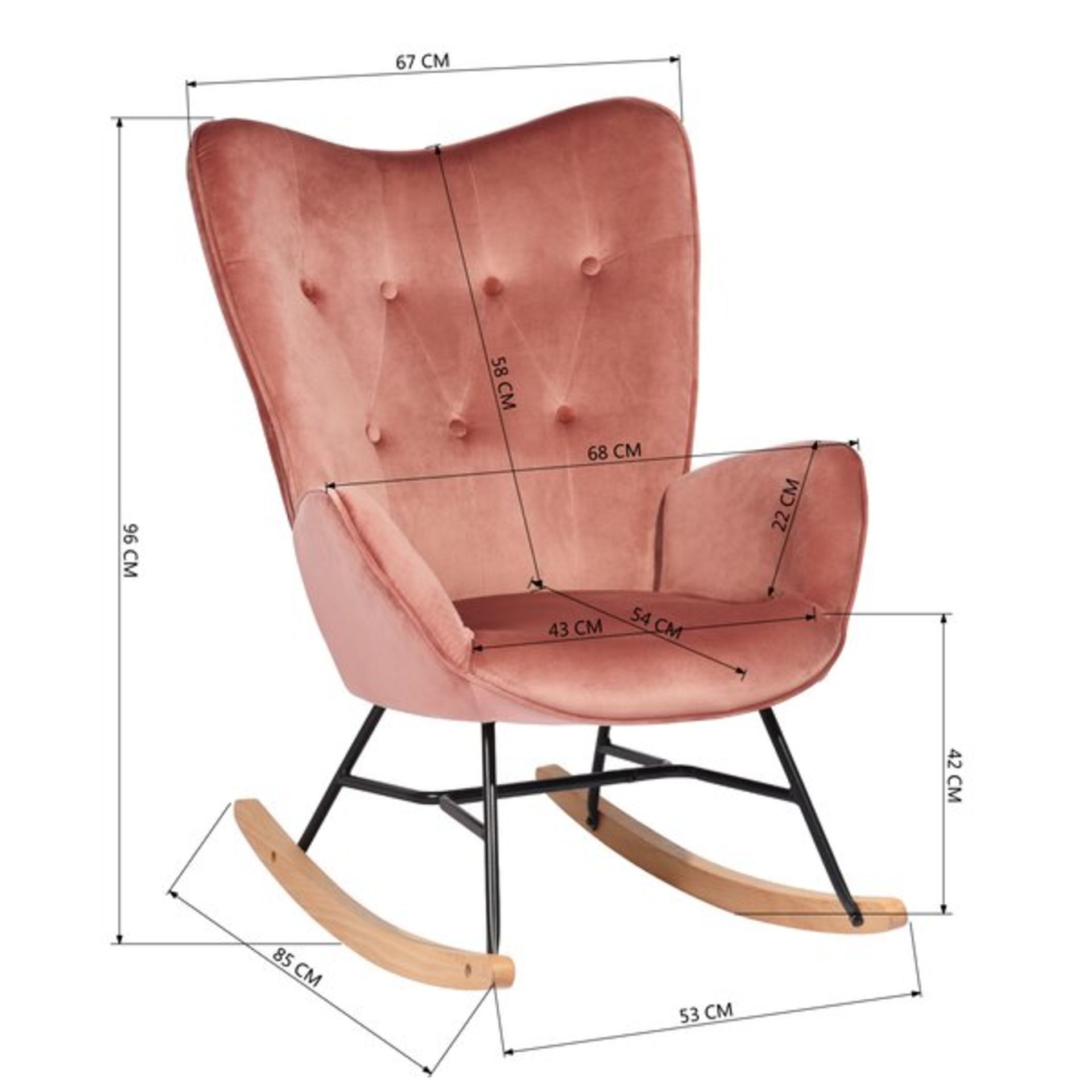 Elvis Rocking Chair RRP £149.99 - Image 3 of 3