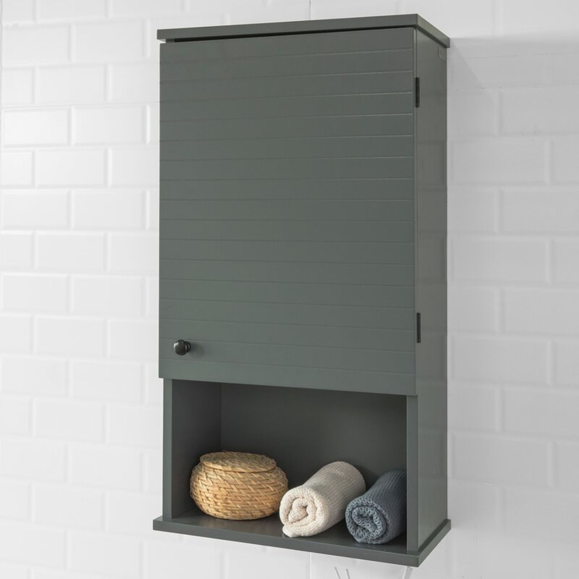 Skofte 40Cm W x 76Cm H x 21Cm D Wall Mounted Bathroom Cabinet RRP £89.99