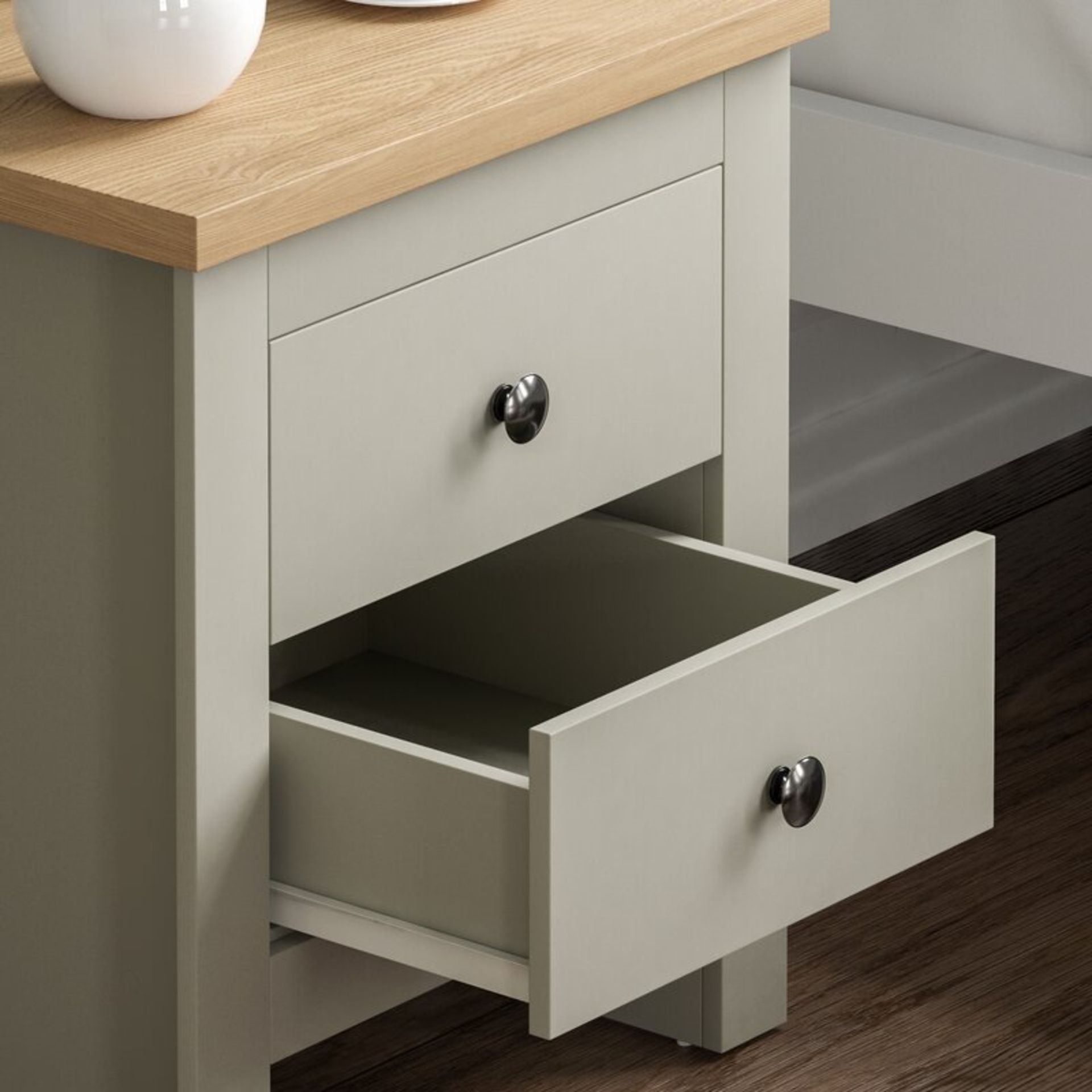 Mannion 2 Drawer Bedside Table R £53.99 - Image 2 of 2