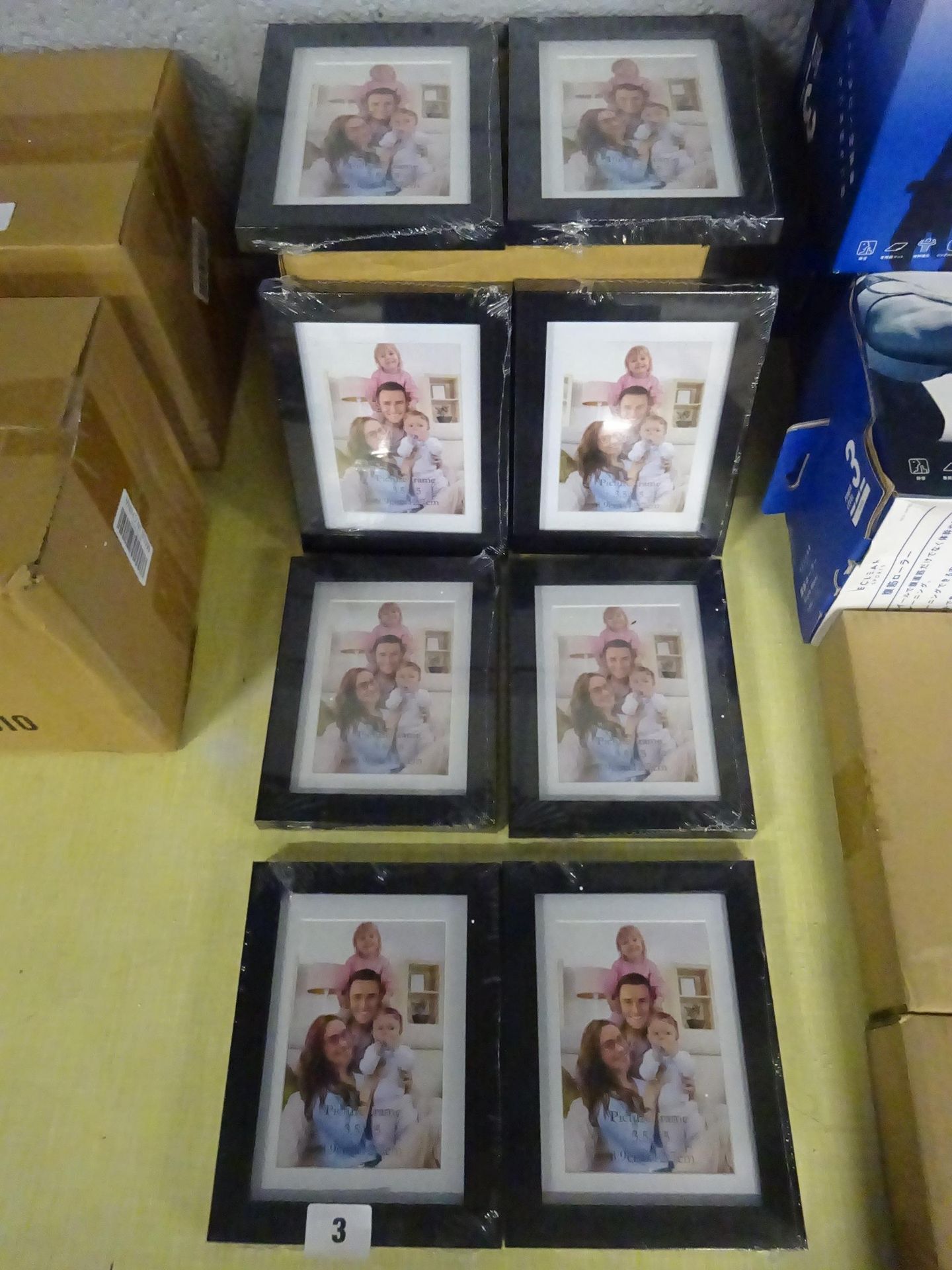 X8 NEW PICTURE FRAMES SIZE 8.9CM X 12.7CM